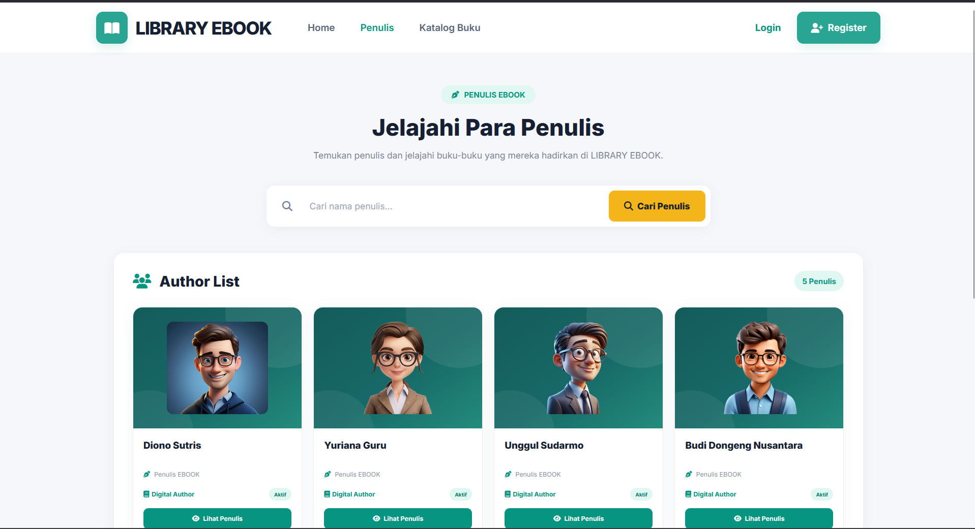 Source Code Aplikasi Perpustakaan Digital Laravel | Peminjaman & Baca E-Book | PHP & MySQL
