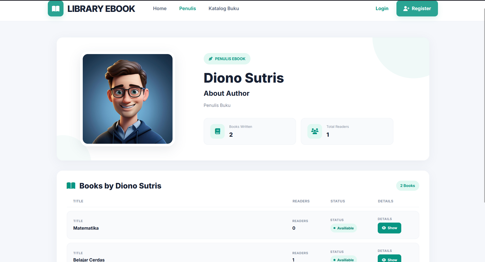 Source Code Aplikasi Perpustakaan Digital Laravel | Peminjaman & Baca E-Book | PHP & MySQL