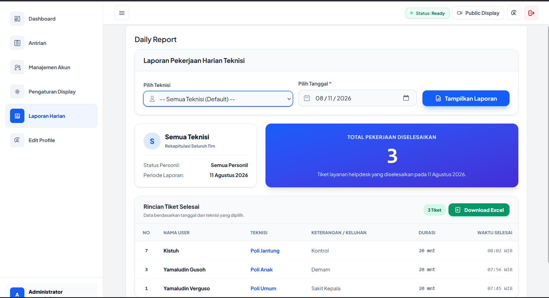 Source Code Aplikasi Antrian WA Gateway| Nomor Antrian, Panggilan Suara, WhatsApp & Display Realtime
