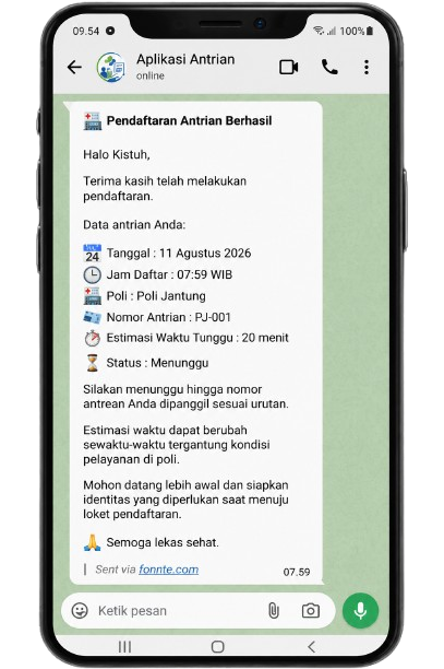 Source Code Aplikasi Antrian WA Gateway| Nomor Antrian, Panggilan Suara, WhatsApp & Display Realtime