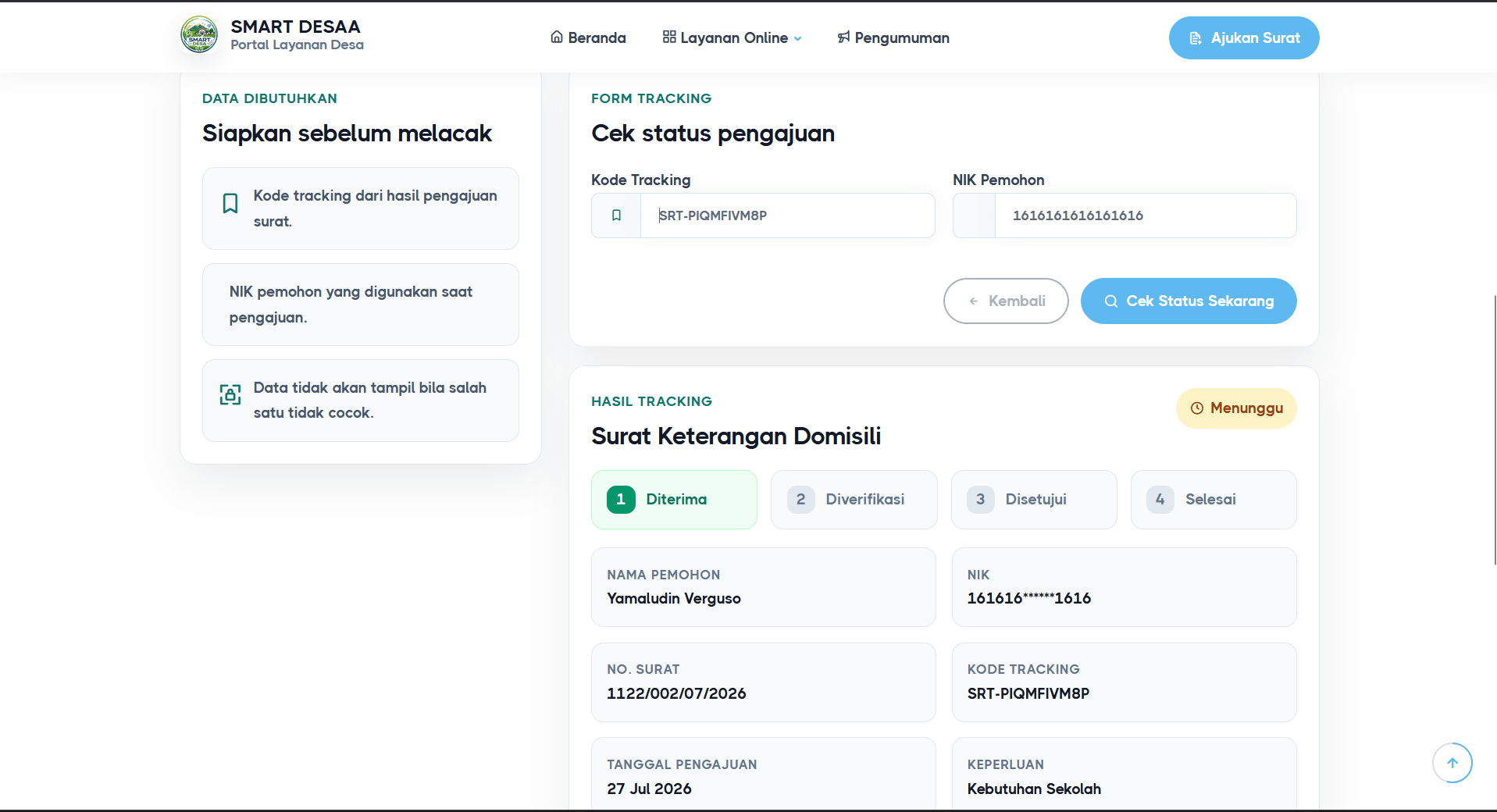 Source Code Website Pelayanan Desa Laravel | Surat Digital, WhatsApp Gateway, QR Code & Data Penduduk