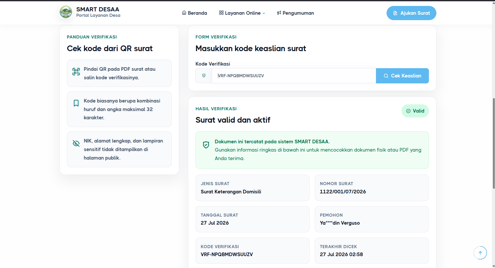 Source Code Website Pelayanan Desa Laravel | Surat Digital, WhatsApp Gateway, QR Code & Data Penduduk