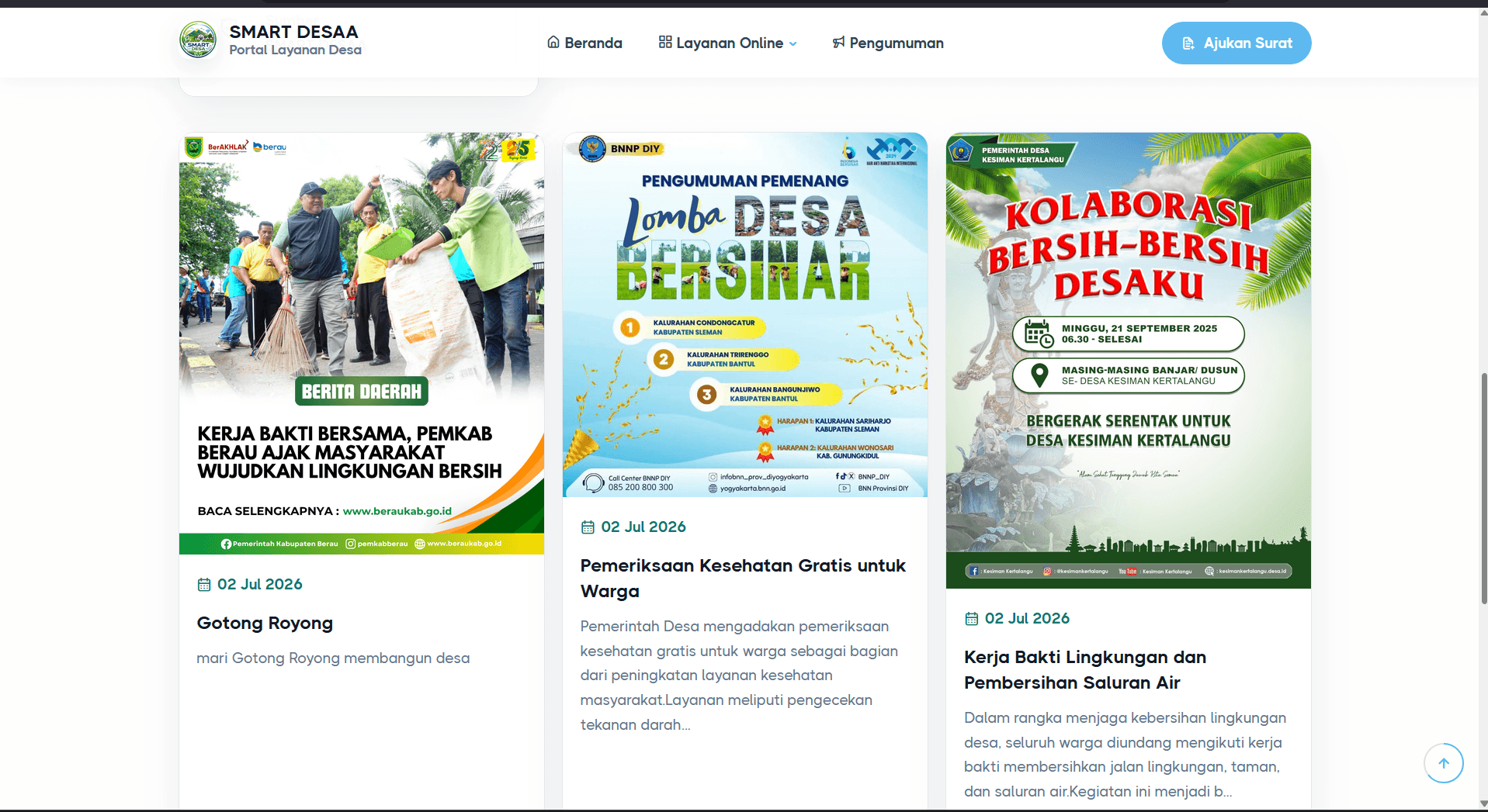Source Code Website Pelayanan Desa Laravel | Surat Digital, WhatsApp Gateway, QR Code & Data Penduduk