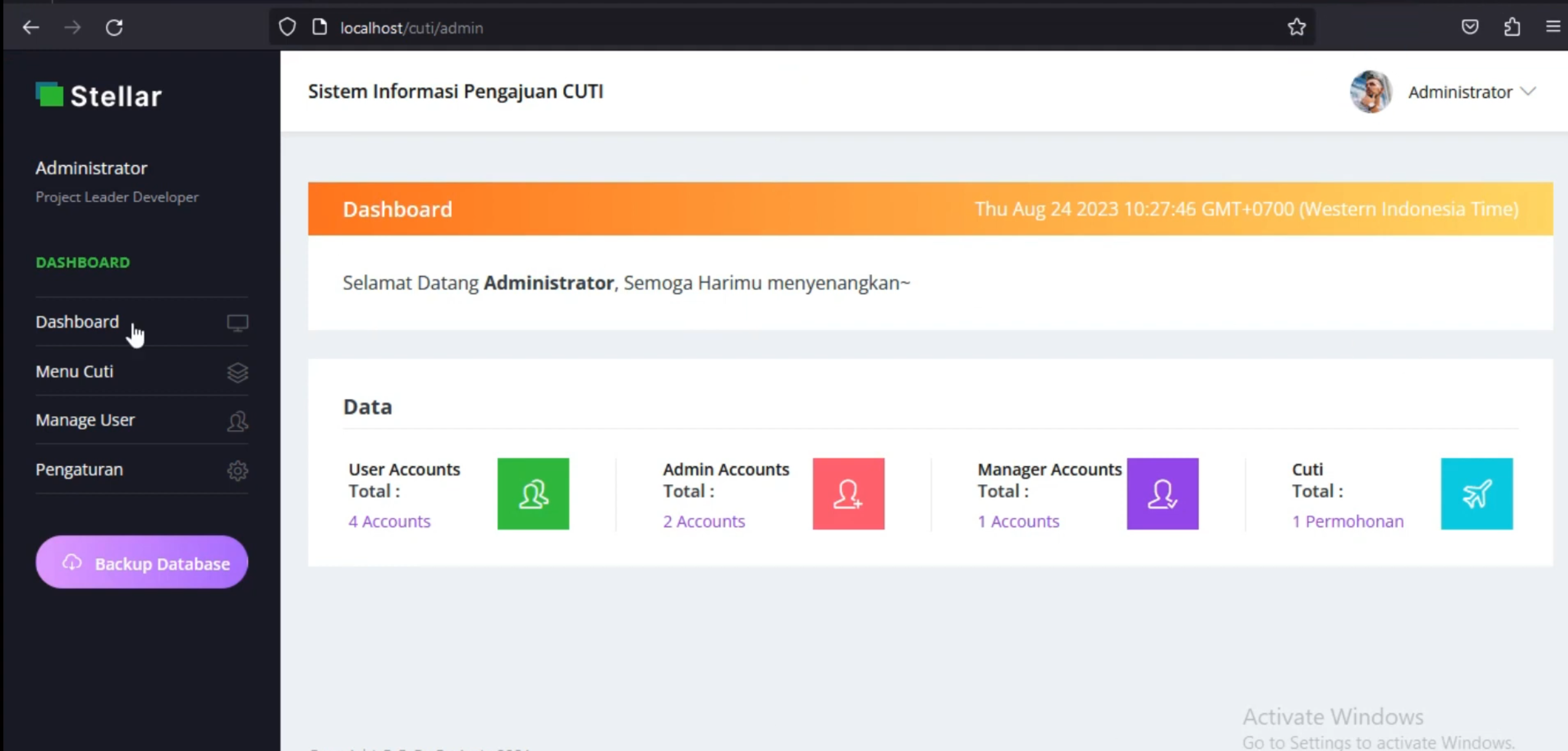 Source Code Sistem Cuti Online Menggunakan PHP Framework CodeIgniter (Full Source code & Database)