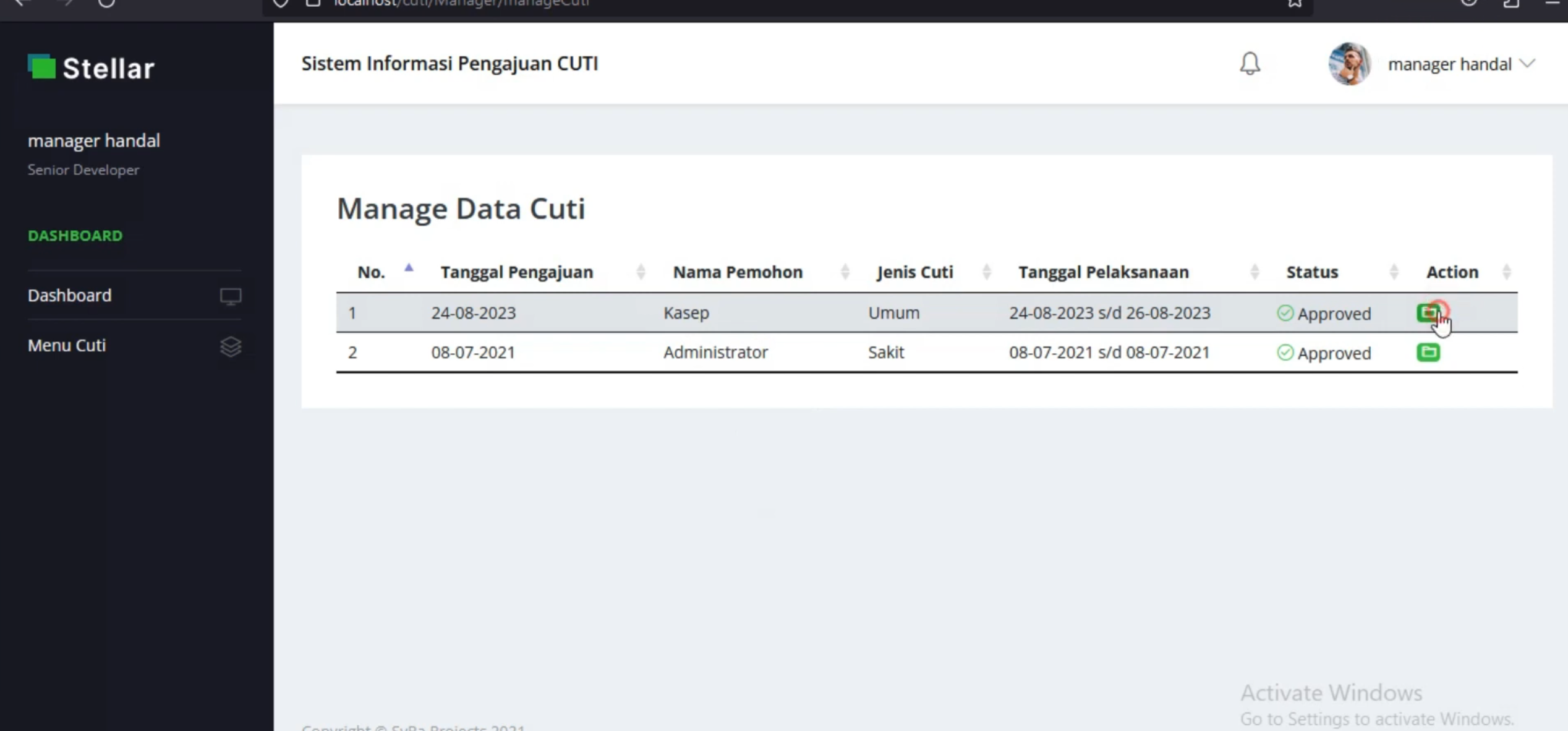 Source Code Sistem Cuti Online Menggunakan PHP Framework CodeIgniter (Full Source code & Database)