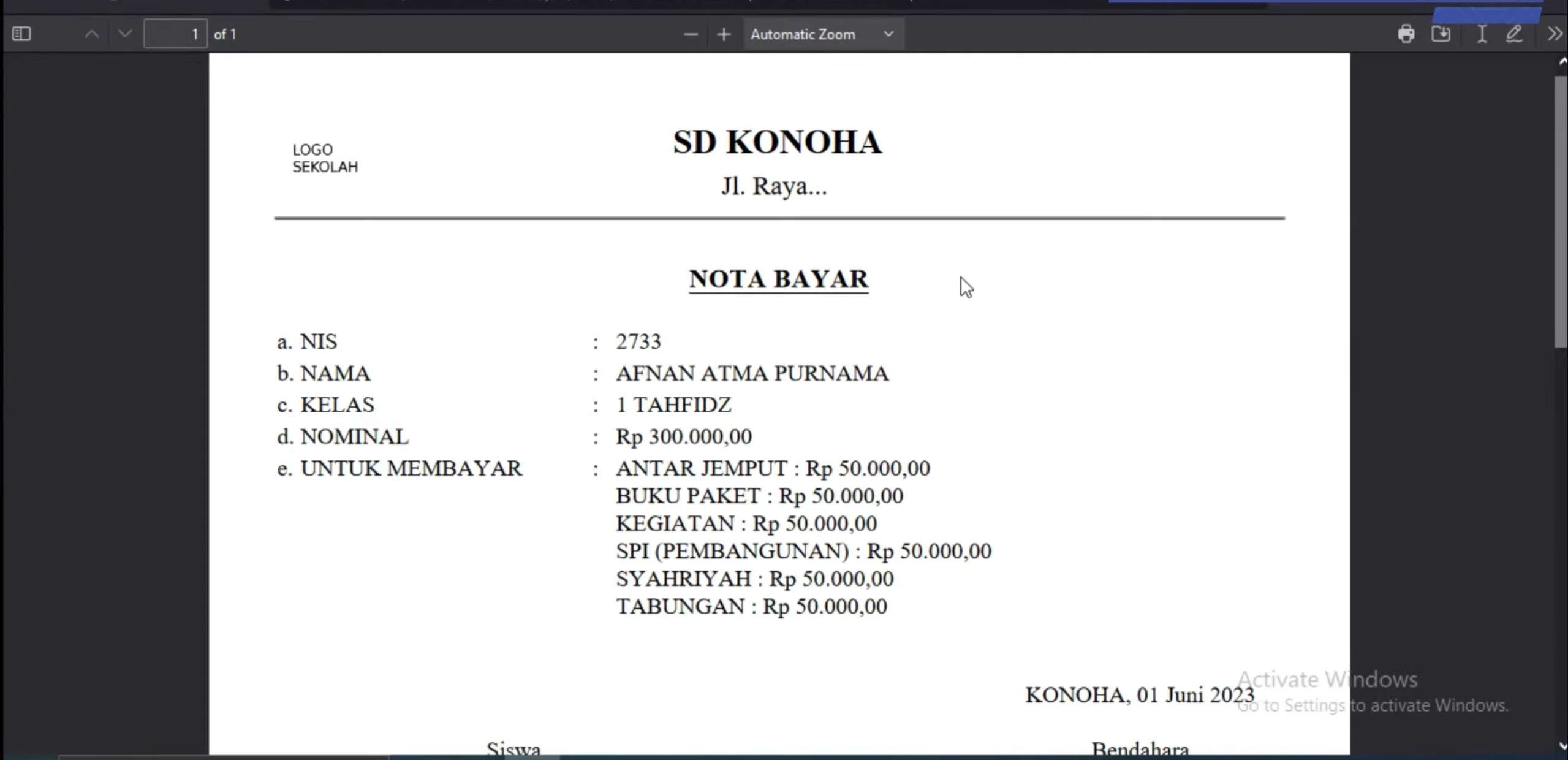 Sistem Manajemen Keuangan | Aplikasi Keuangan Sekolah | Full Source Code PHP & Database Mysql
