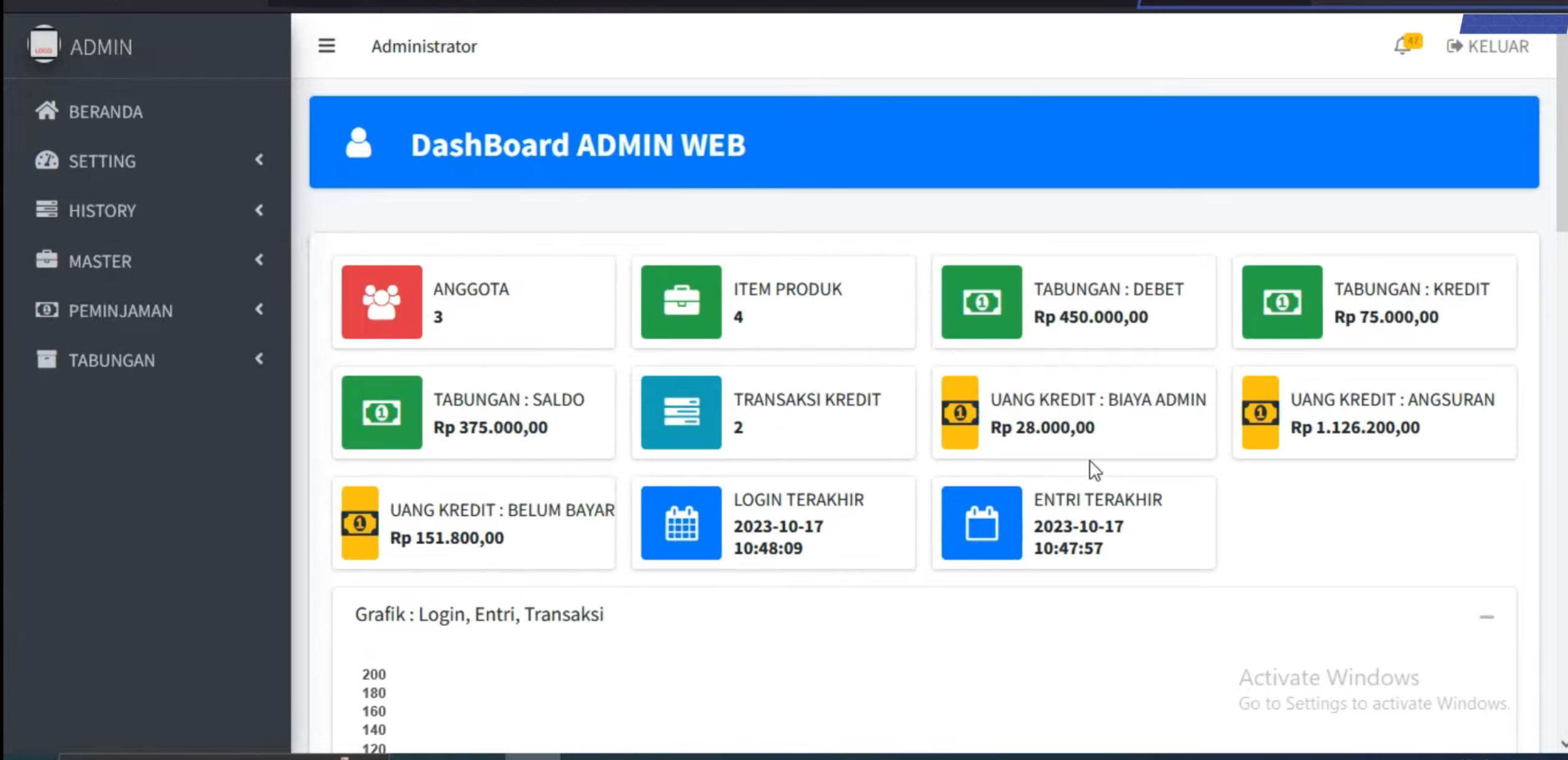 Source Code Aplikasi Koperasi PHP