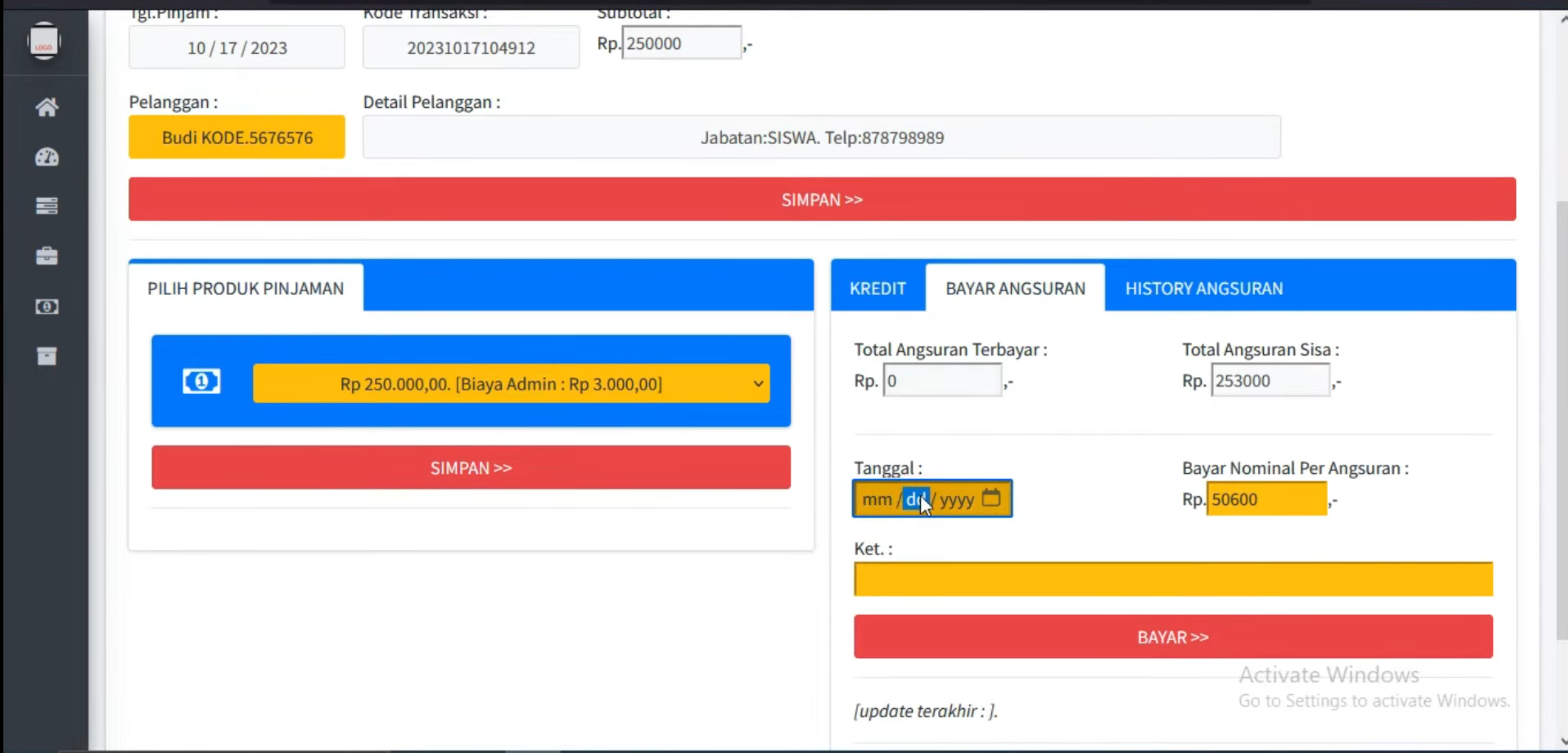 Source Code Aplikasi Koperasi PHP