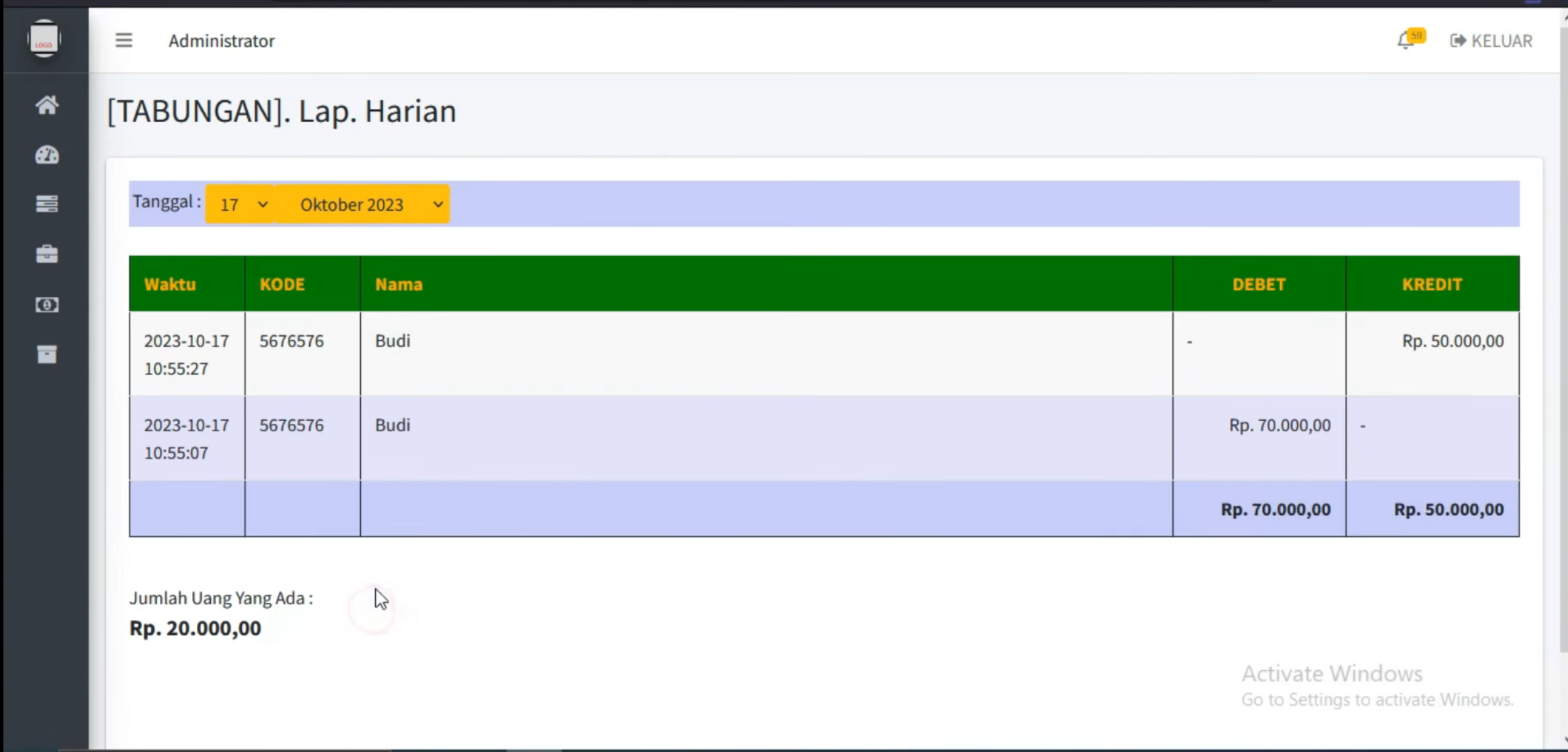 Source Code Aplikasi Koperasi PHP