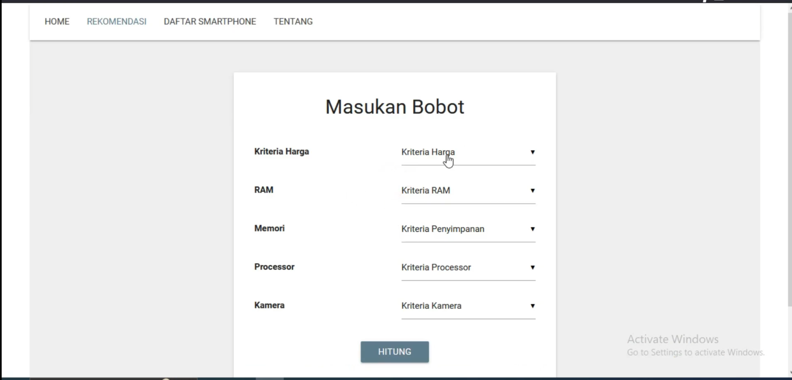 Source Code SPK Metode TOPSIS Pemilihan HP Terbaik  | SPK Pemilihan Laptop Terbaik Metode TOPSIS