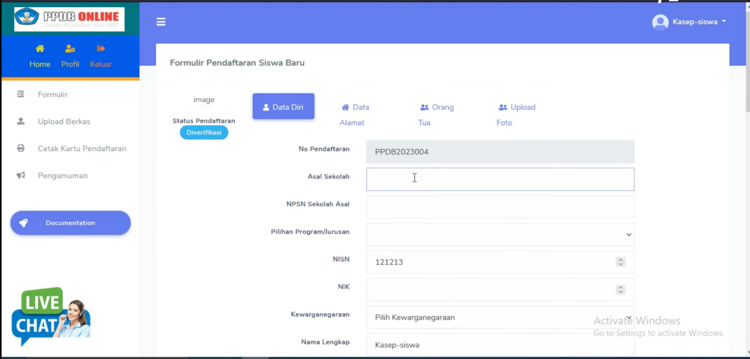 Source Code Sistem PPDB Sekolah || ppdb online || Website PPDB