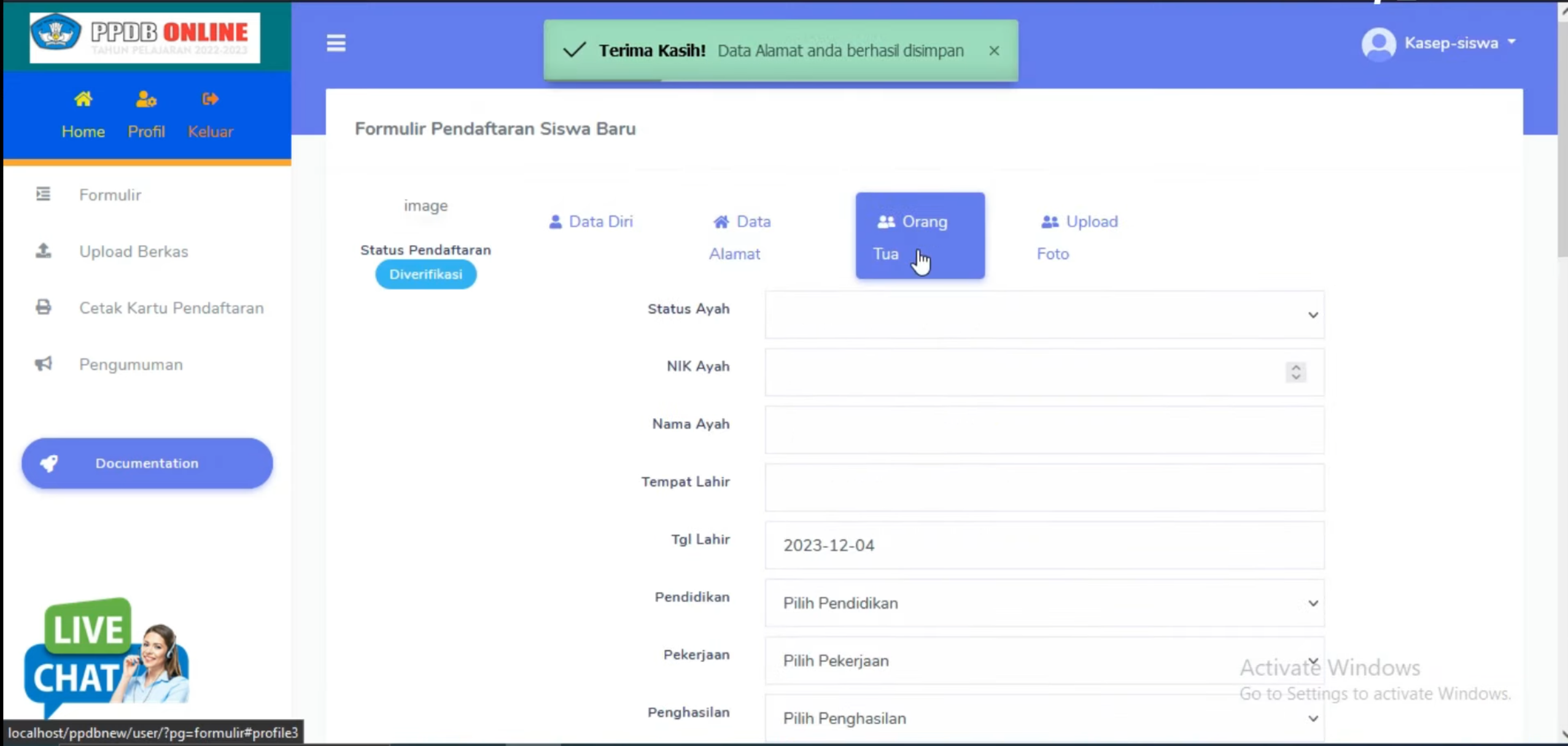 Source Code Sistem PPDB Sekolah || ppdb online || Website PPDB