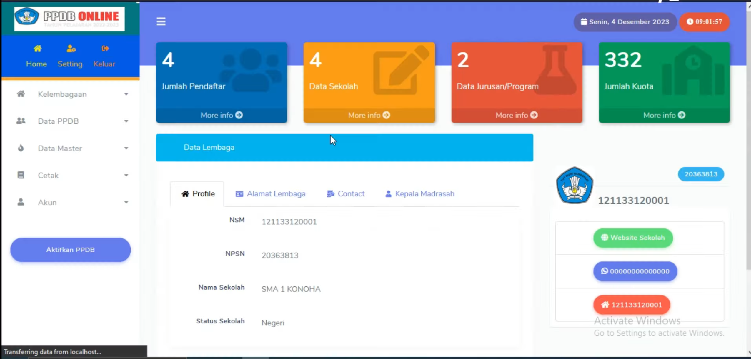 Source Code Sistem PPDB Sekolah || ppdb online || Website PPDB