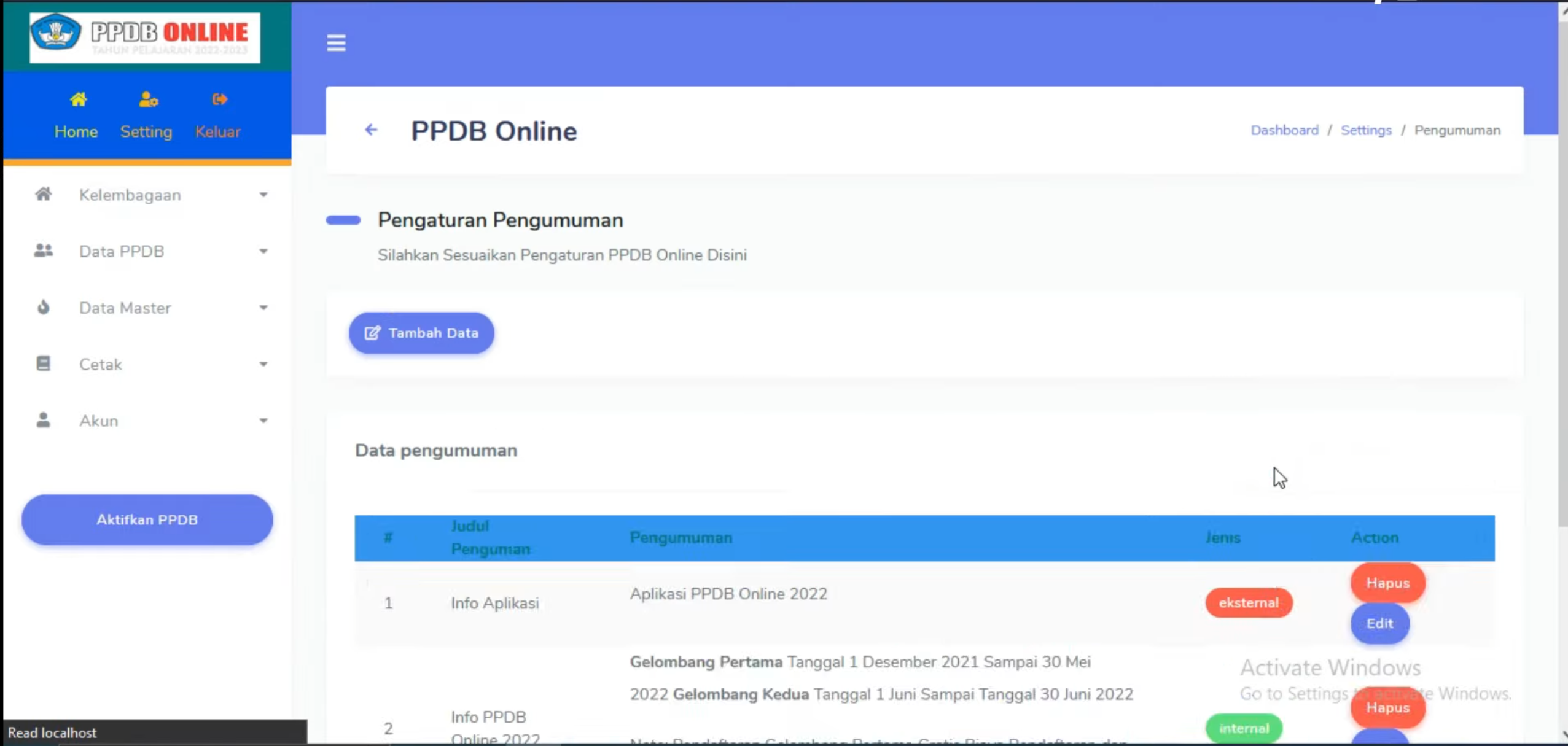 Source Code Sistem PPDB Sekolah || ppdb online || Website PPDB