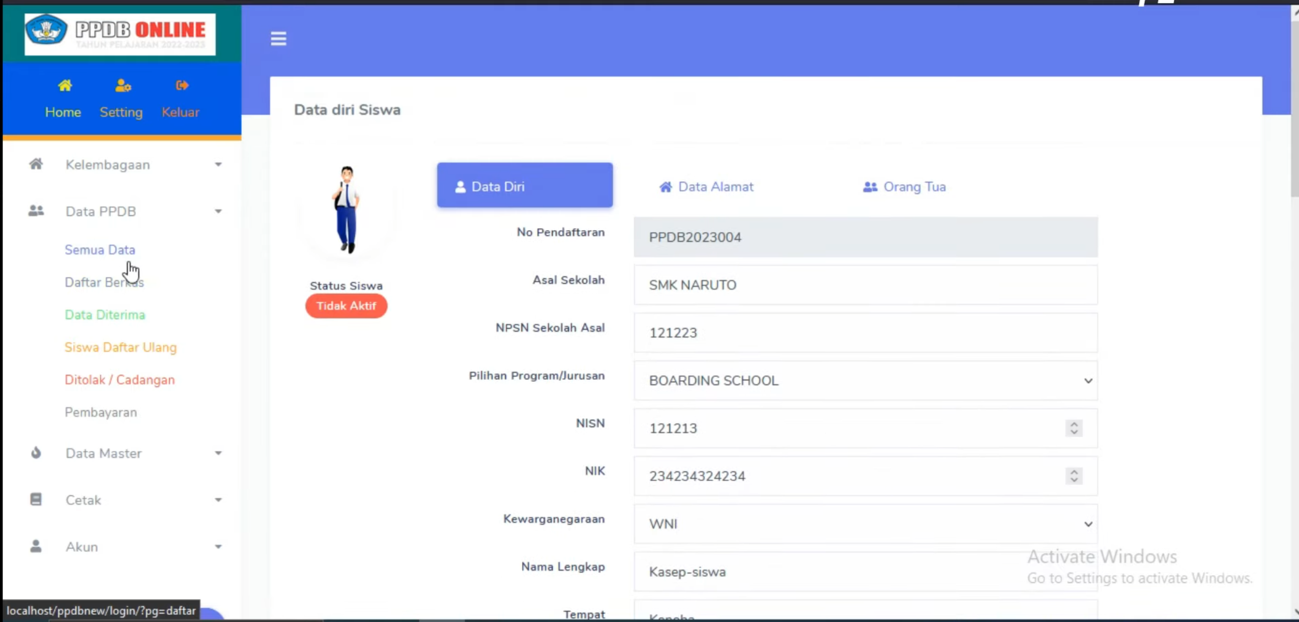 Source Code Sistem PPDB Sekolah || ppdb online || Website PPDB