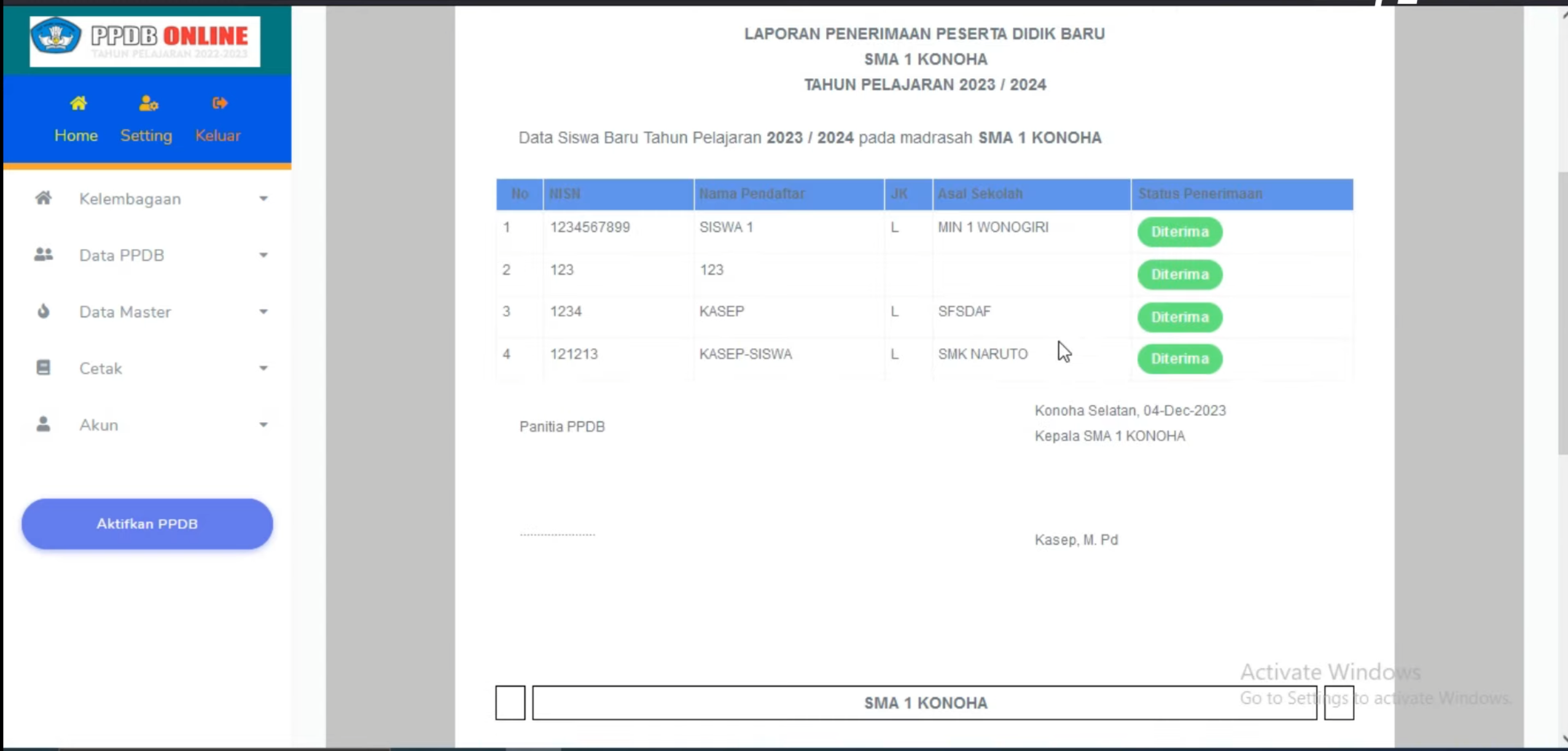 Source Code Sistem PPDB Sekolah || ppdb online || Website PPDB