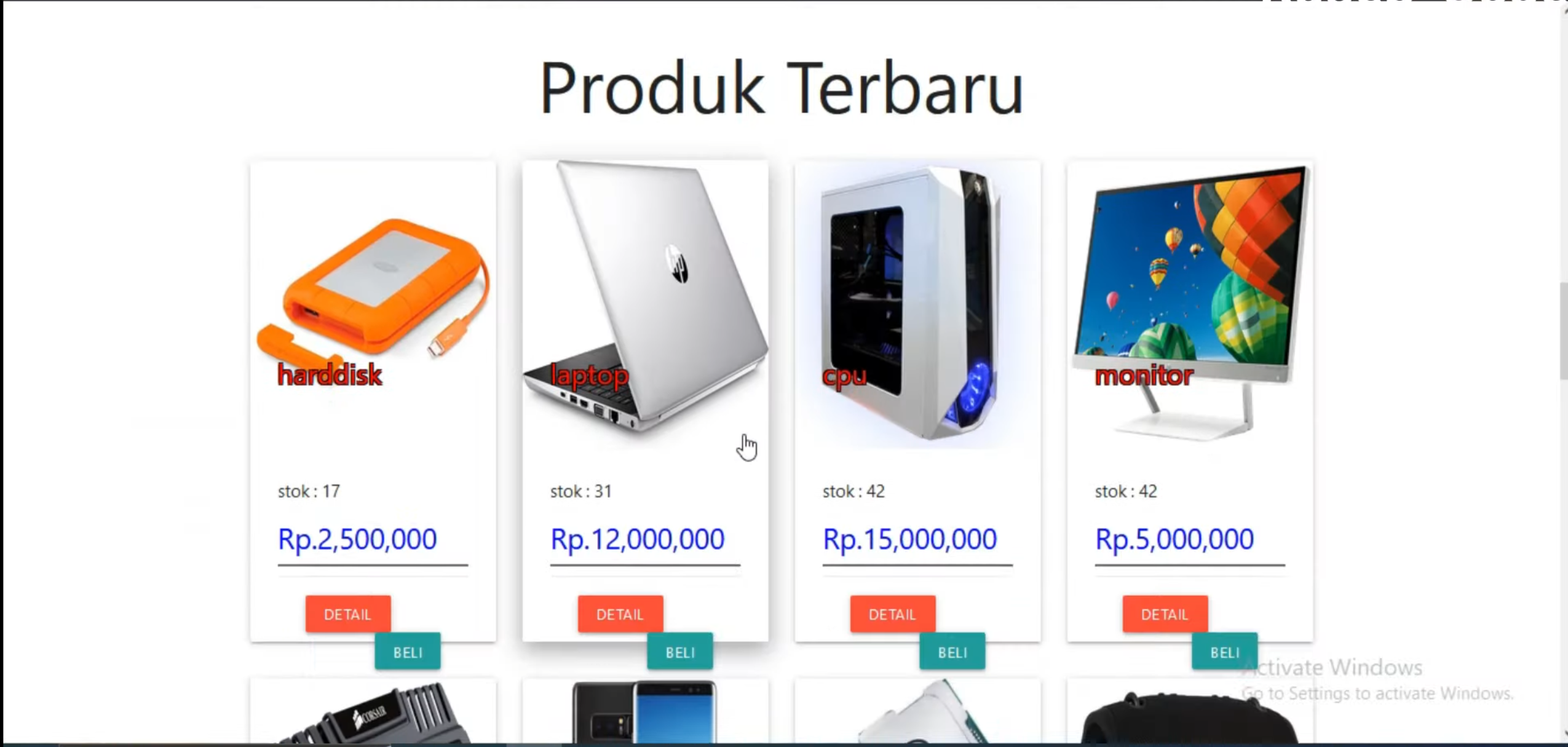 Source Code PHP | Website E-Commerce | Website Penjualan