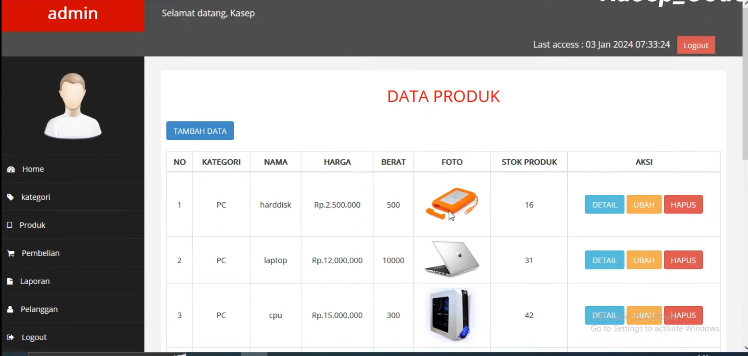 Source Code PHP | Website E-Commerce | Website Penjualan