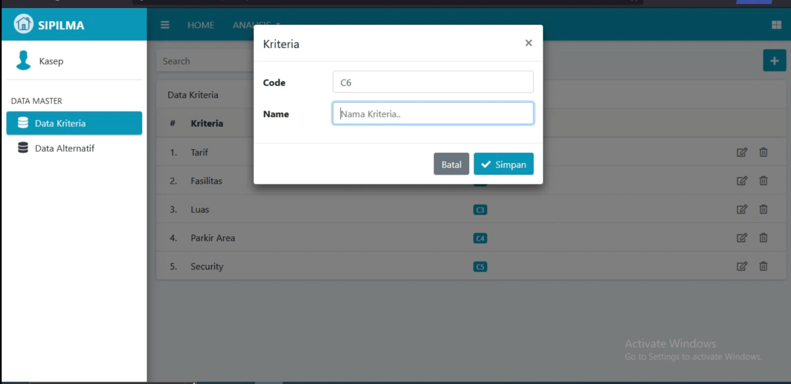 Source Code PHP SPK Metode AHP Laravel | Website SPK AHP | Free Download