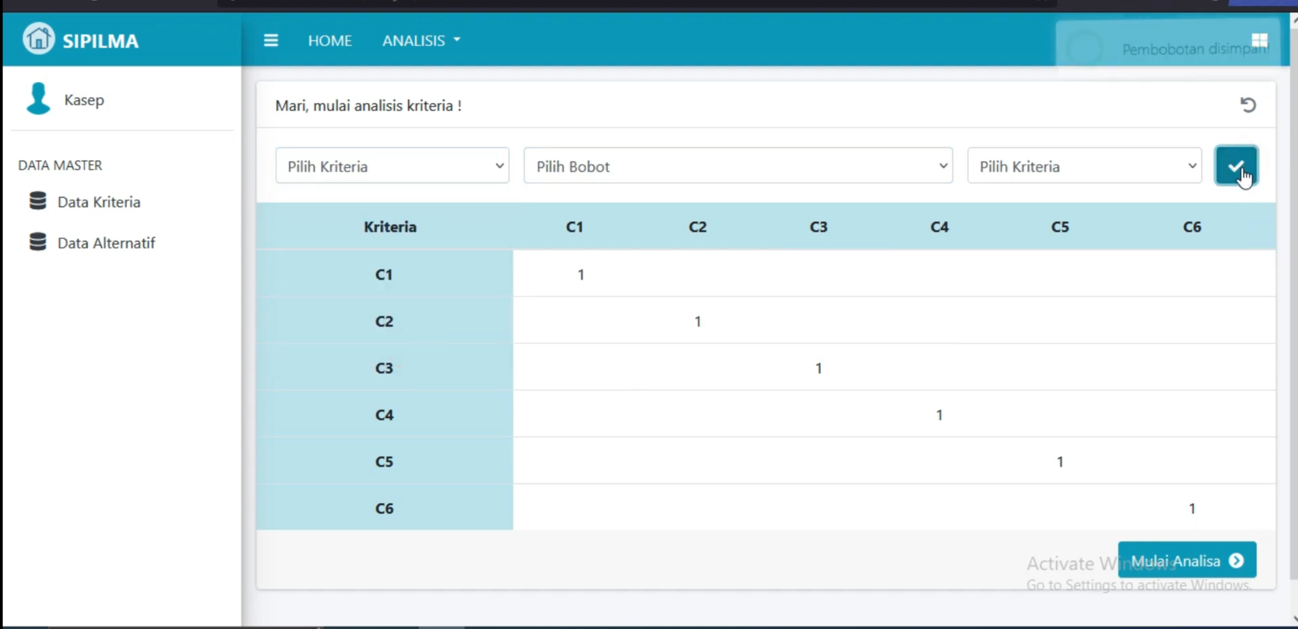 Source Code PHP SPK Metode AHP Laravel | Website SPK AHP | Free Download