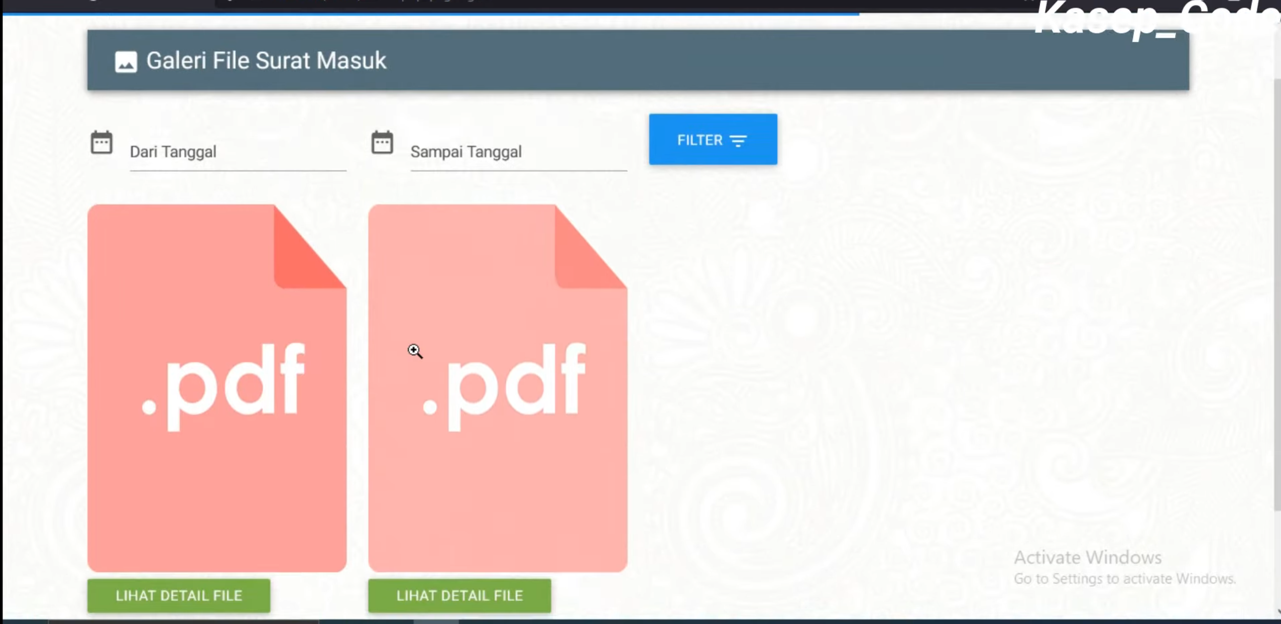 Source Code PHP Sistem Pengarsipan Surat (Full Database & Coding) || Arsip Online || Website surat