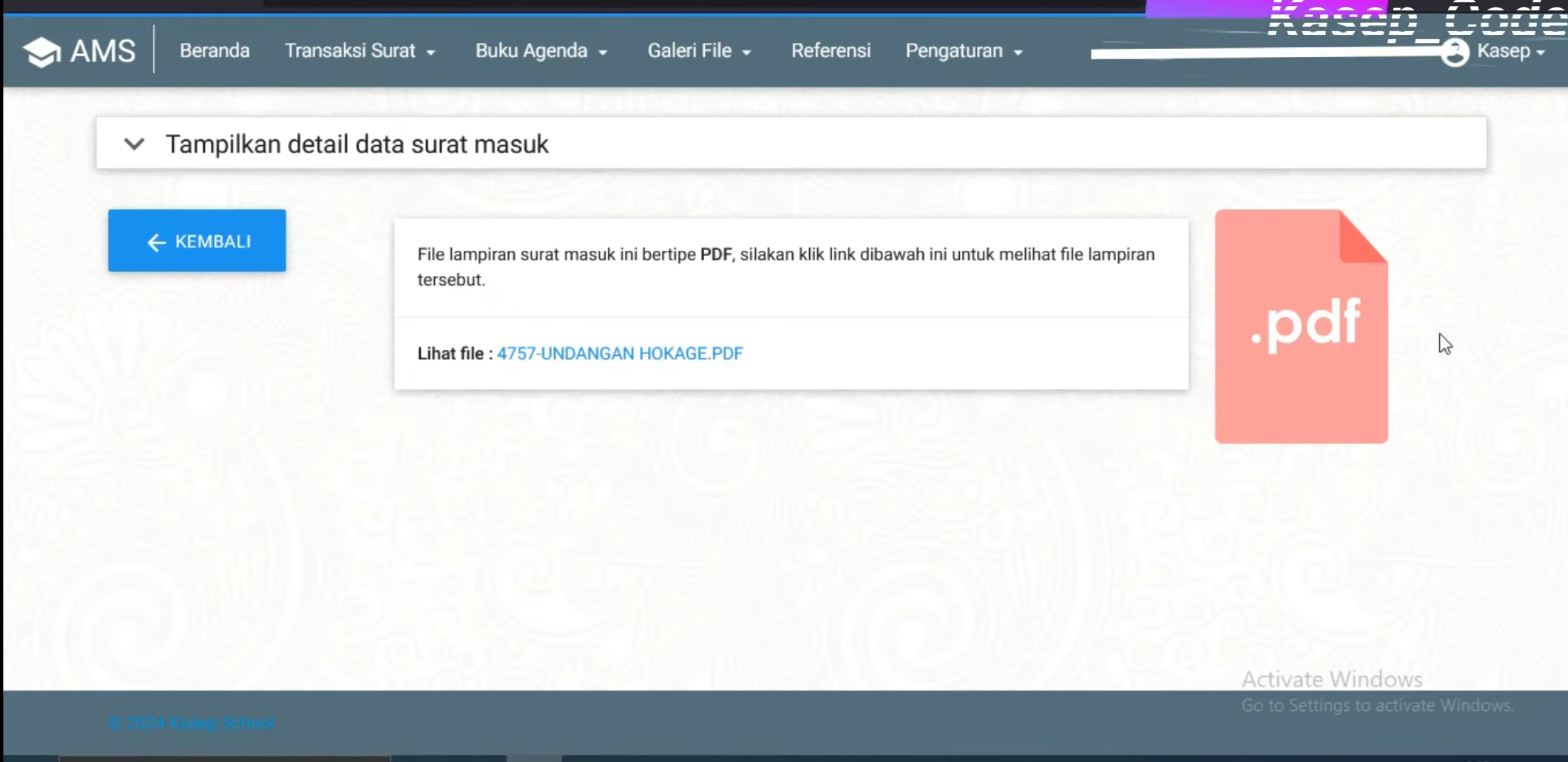 Source Code PHP Sistem Pengarsipan Surat (Full Database & Coding) || Arsip Online || Website surat