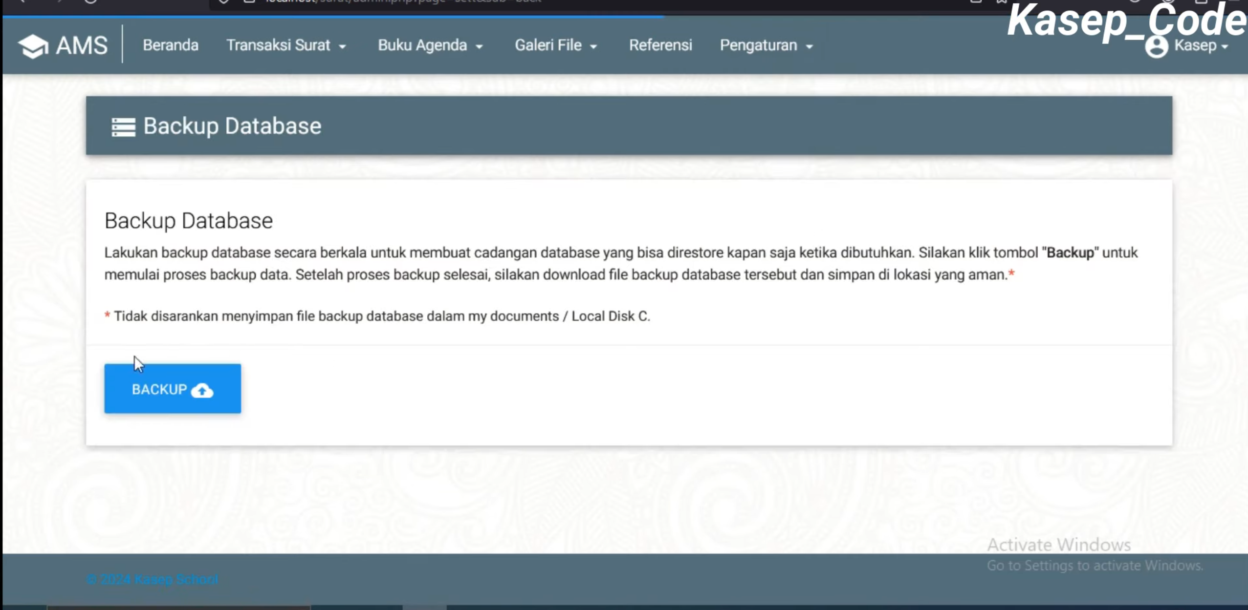 Source Code PHP Sistem Pengarsipan Surat (Full Database & Coding) || Arsip Online || Website surat