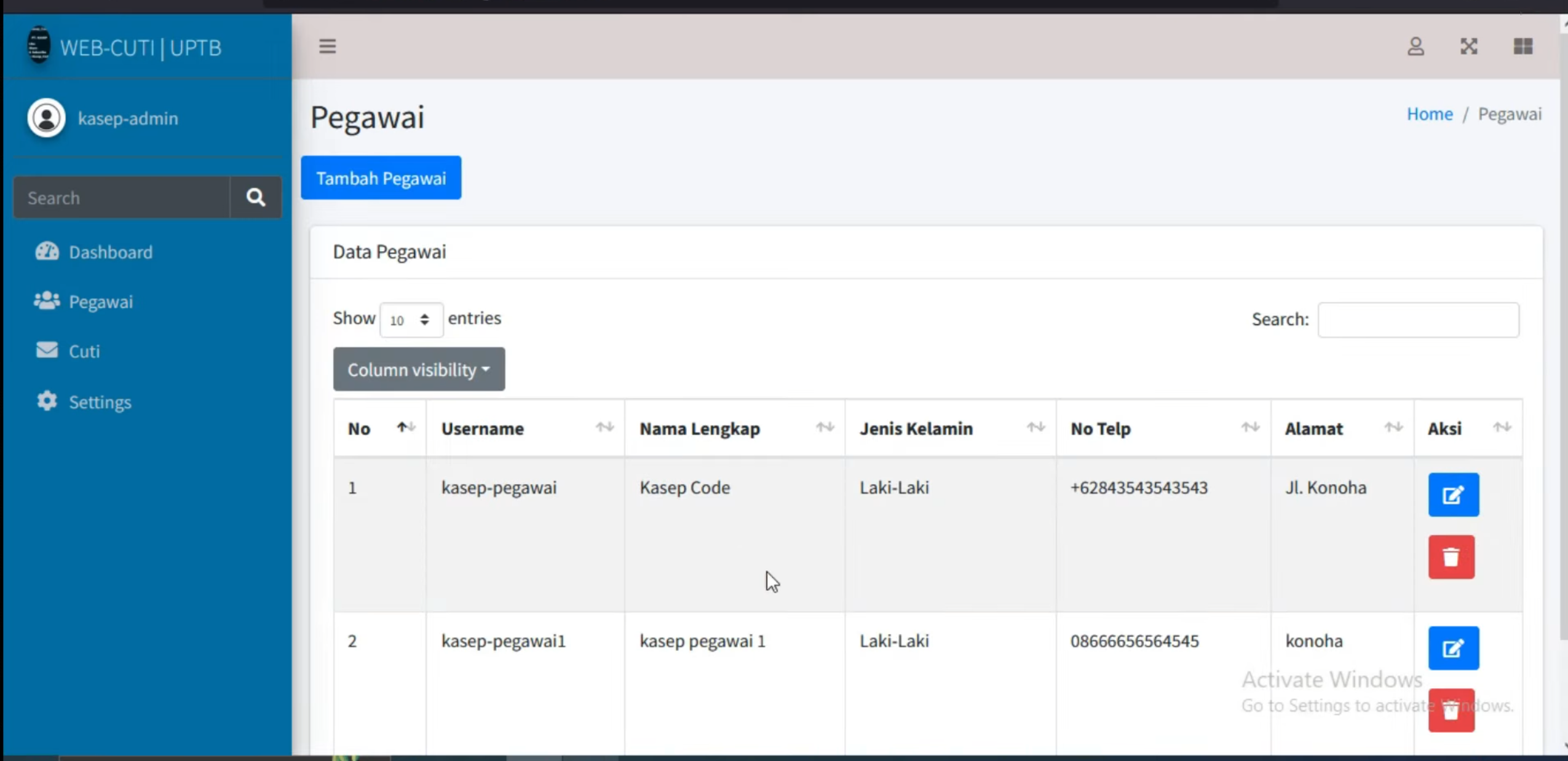 Source Code Cuti Online (framework Codeigniter) || Pengajuan Cuti Online || Website Gratis