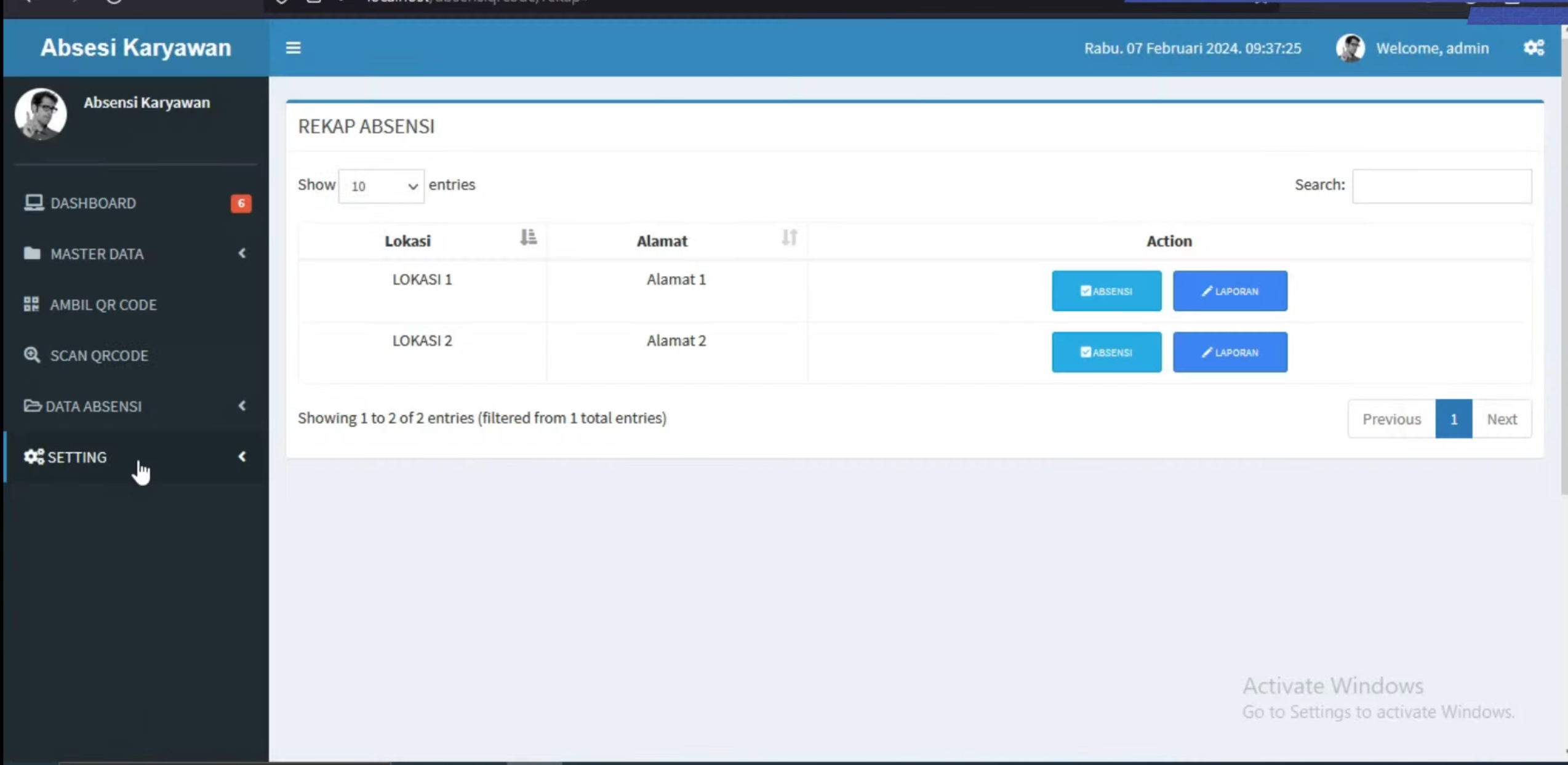 Source Code PHP Aplikasi Absensi Online QR Code CodeIgniter: Free Source Code  Database