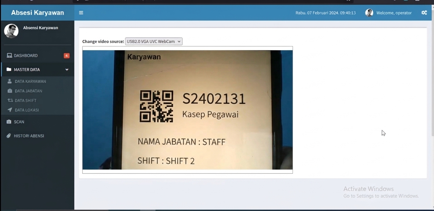 Source Code PHP Aplikasi Absensi Online QR Code CodeIgniter: Free Source Code  Database