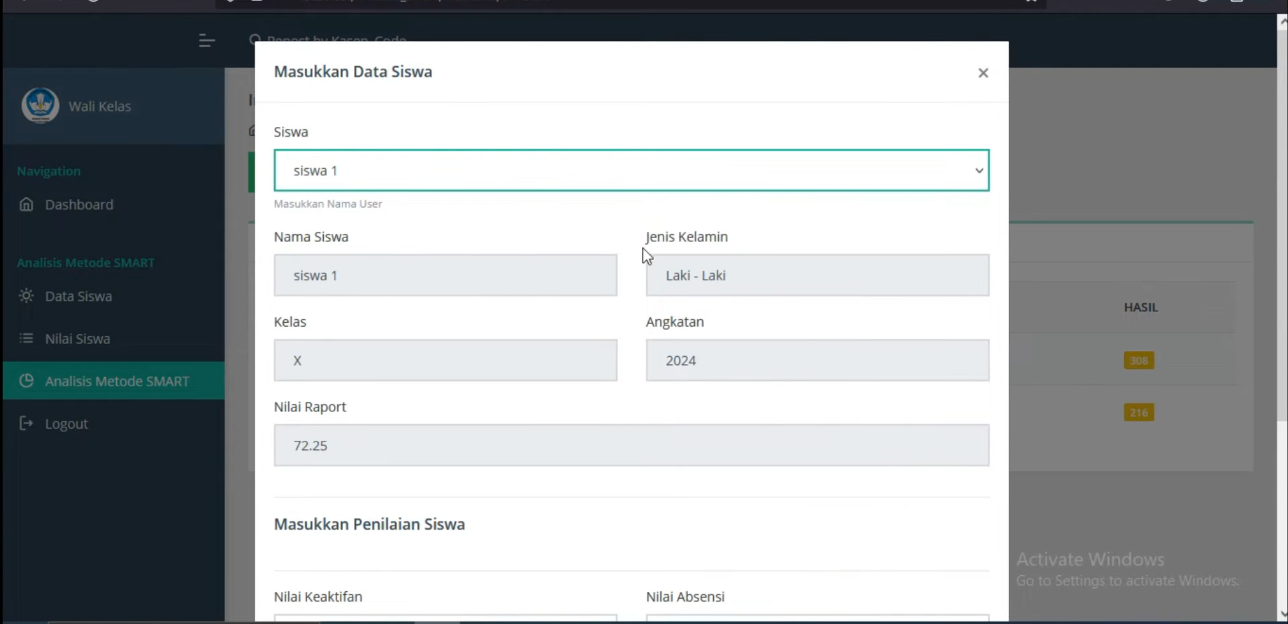 Source Code SPK Metode SMART framework CI3 | SPK Metode Smart Pemilihan Siswa Terbaik | Download SPK