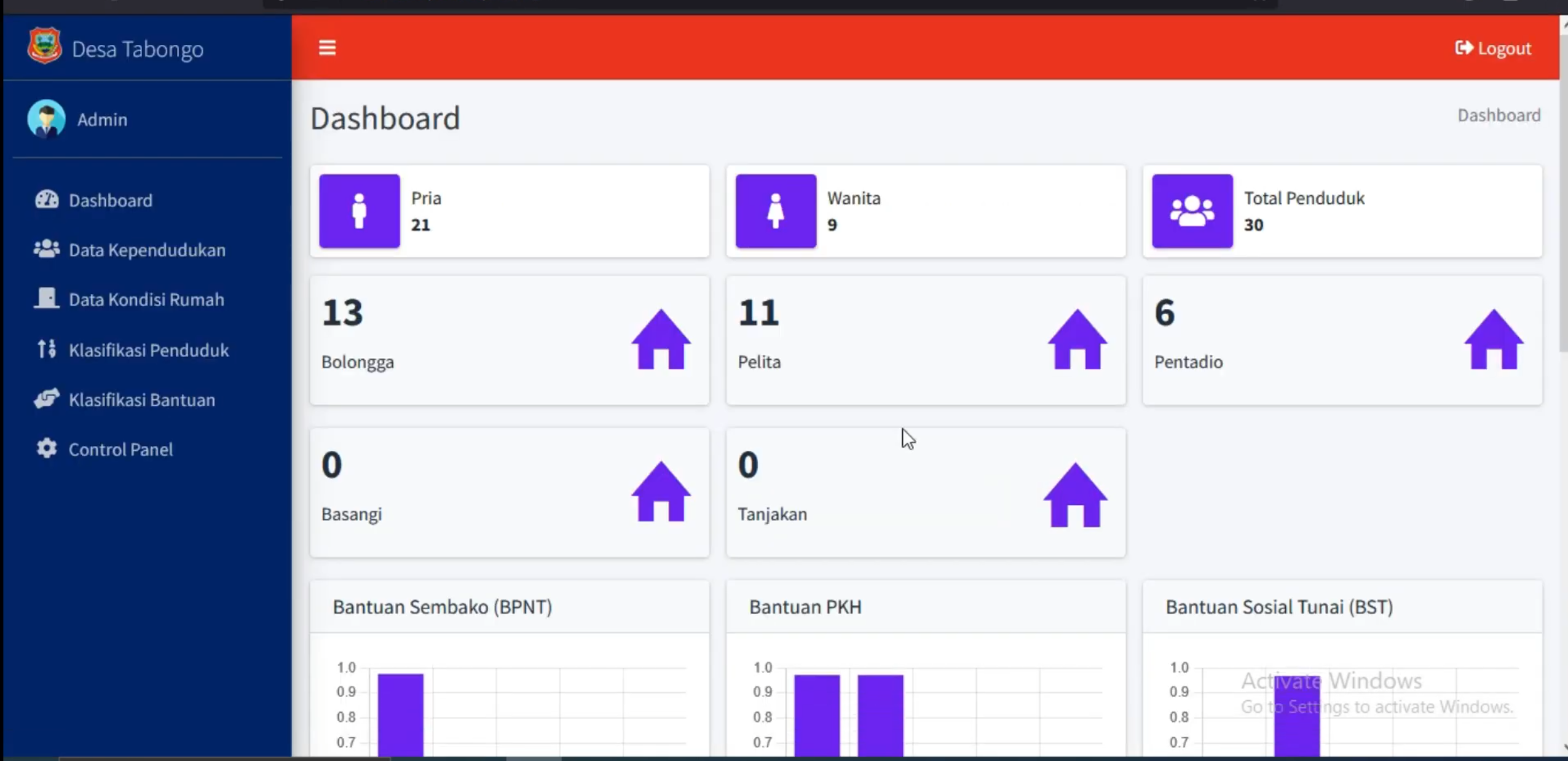 Website Sistem Informasi Bansos || Download Source Code website BANSOS | PHP NATIVE