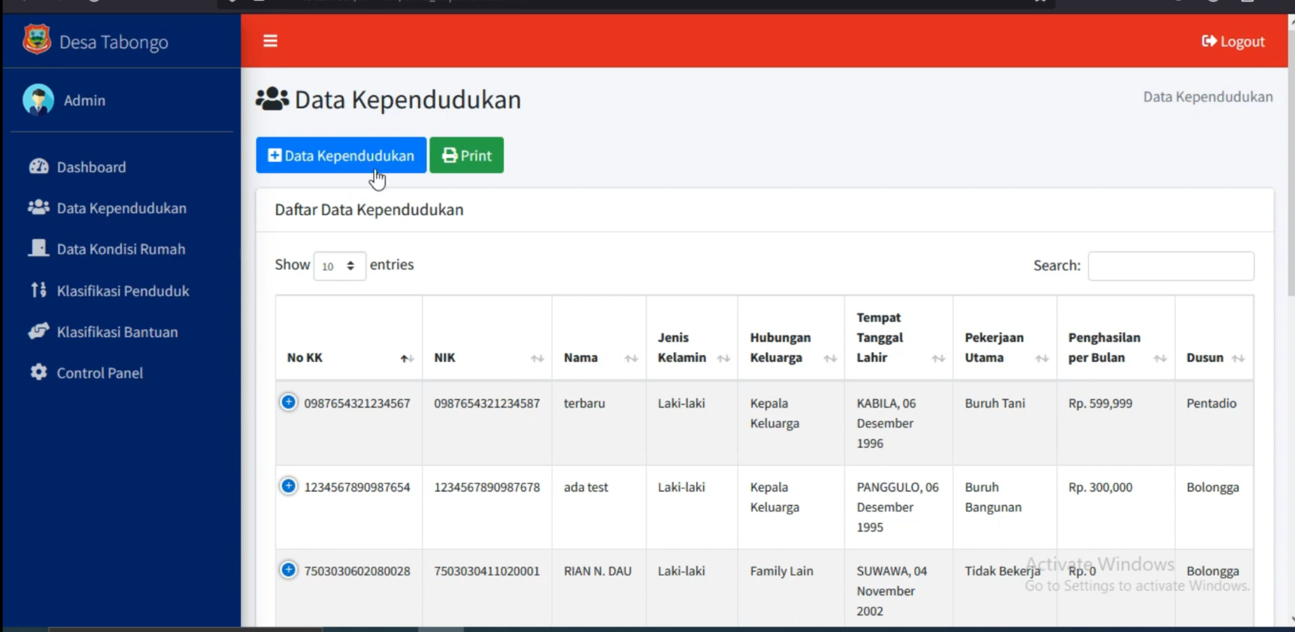 Website Sistem Informasi Bansos || Download Source Code website BANSOS | PHP NATIVE