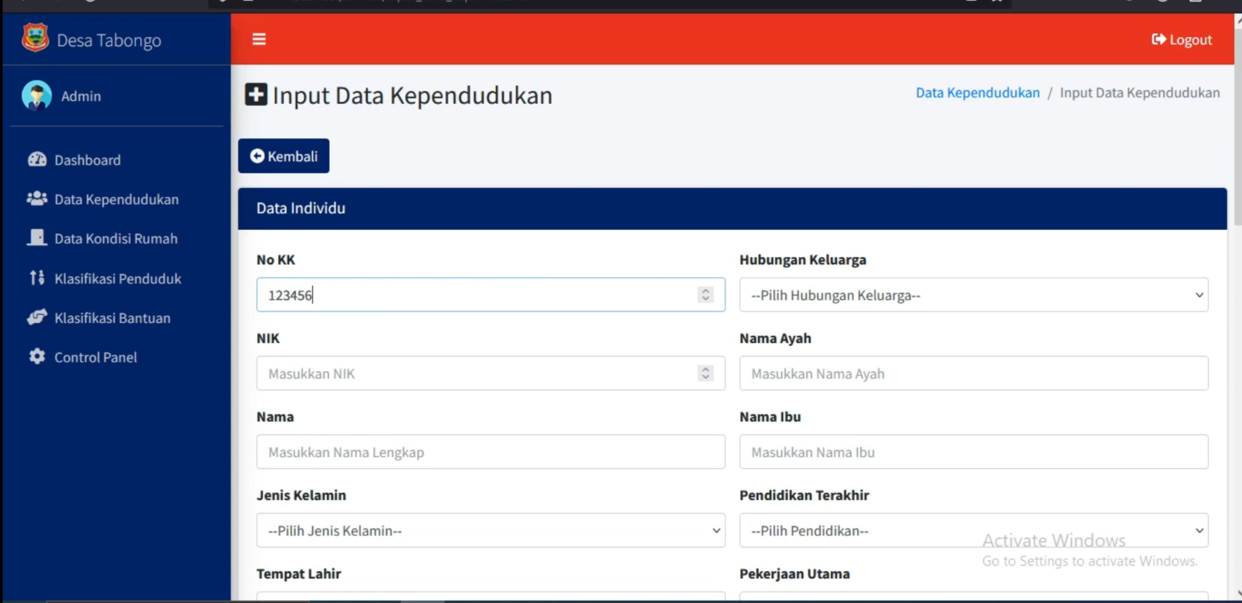 Website Sistem Informasi Bansos || Download Source Code website BANSOS | PHP NATIVE