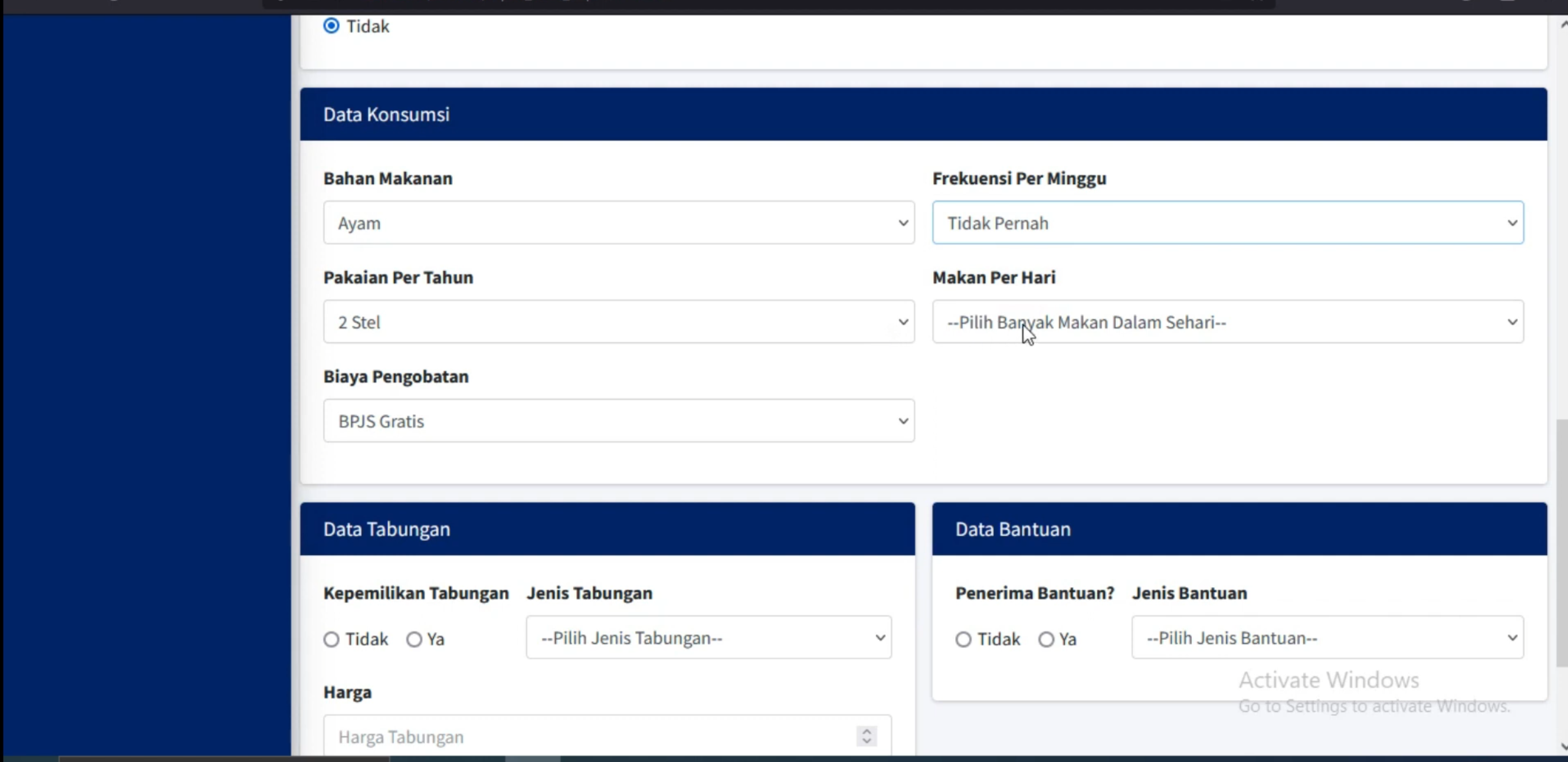 Website Sistem Informasi Bansos || Download Source Code website BANSOS | PHP NATIVE