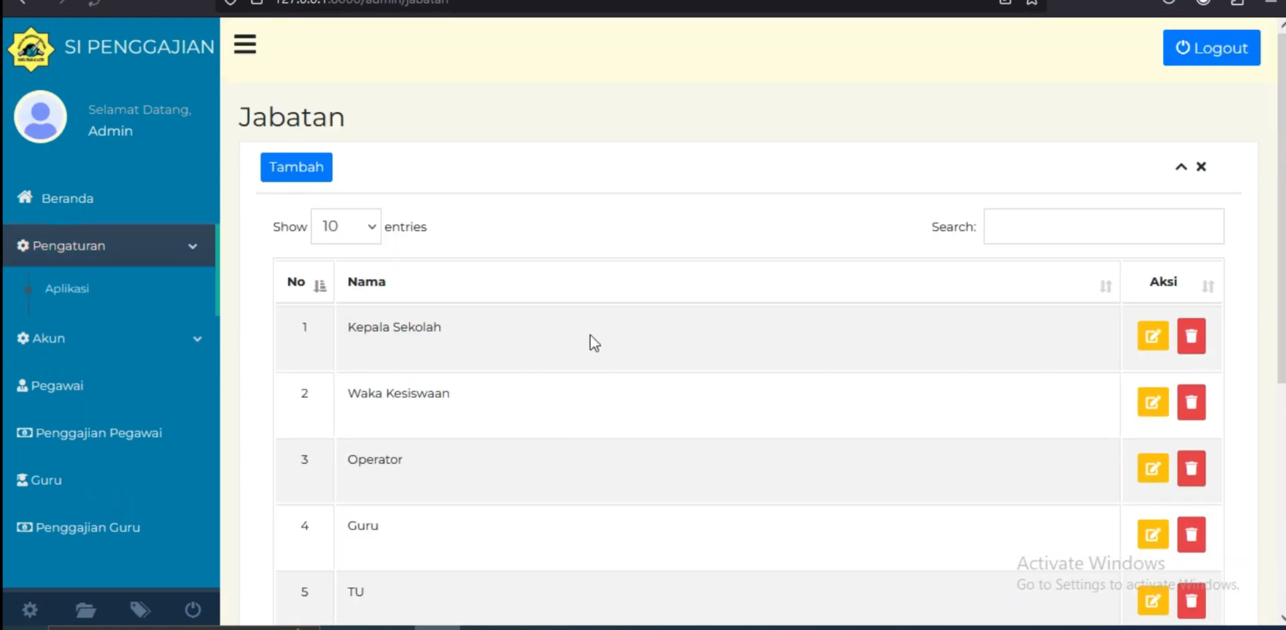 Sistem Informasi Penggajian Laravel || Download Website Gaji || Penggajian Online