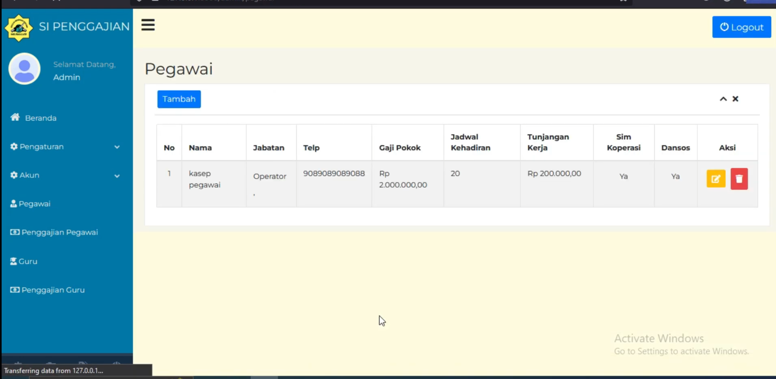Sistem Informasi Penggajian Laravel || Download Website Gaji || Penggajian Online