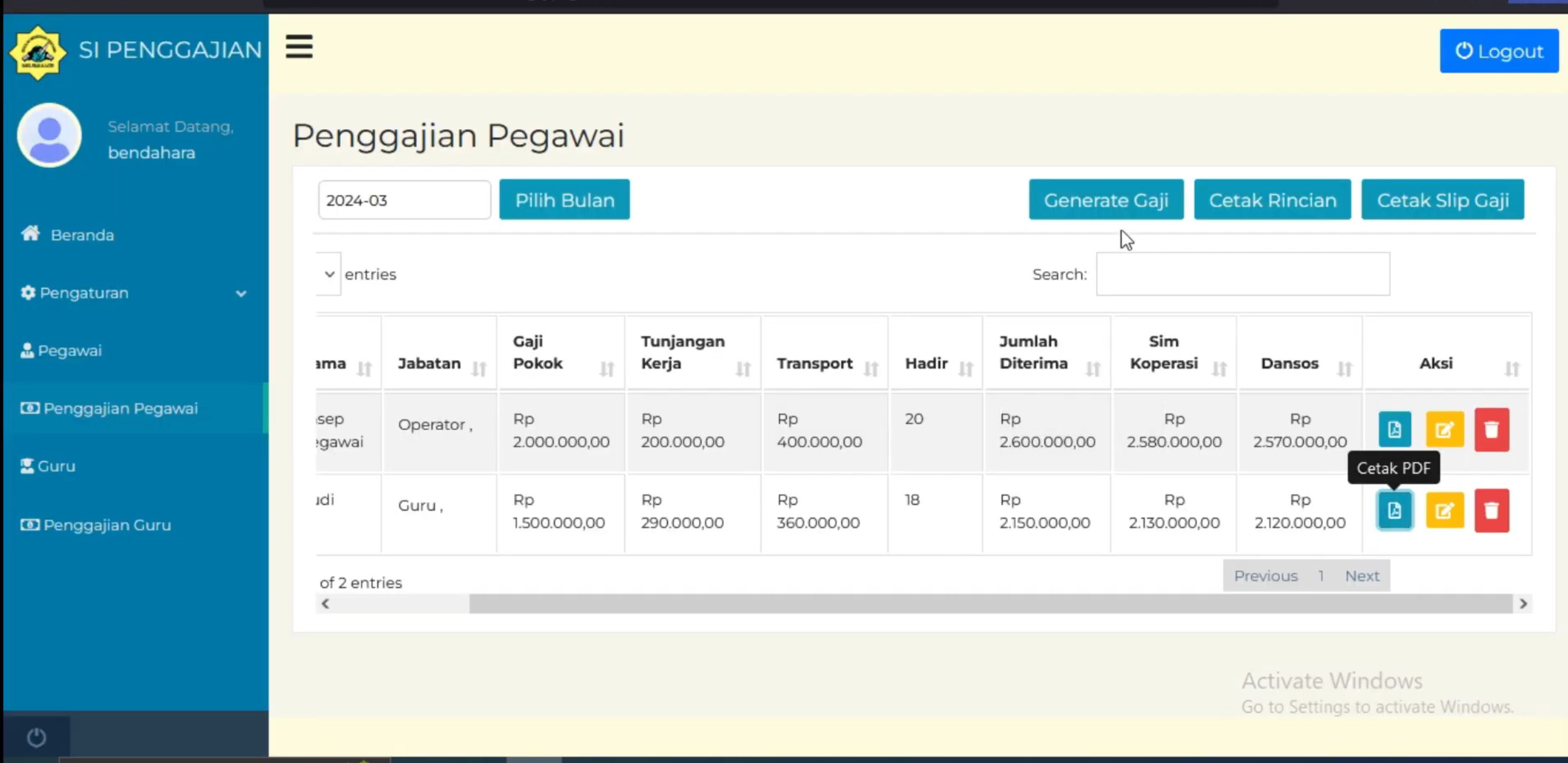 Sistem Informasi Penggajian Laravel || Download Website Gaji || Penggajian Online