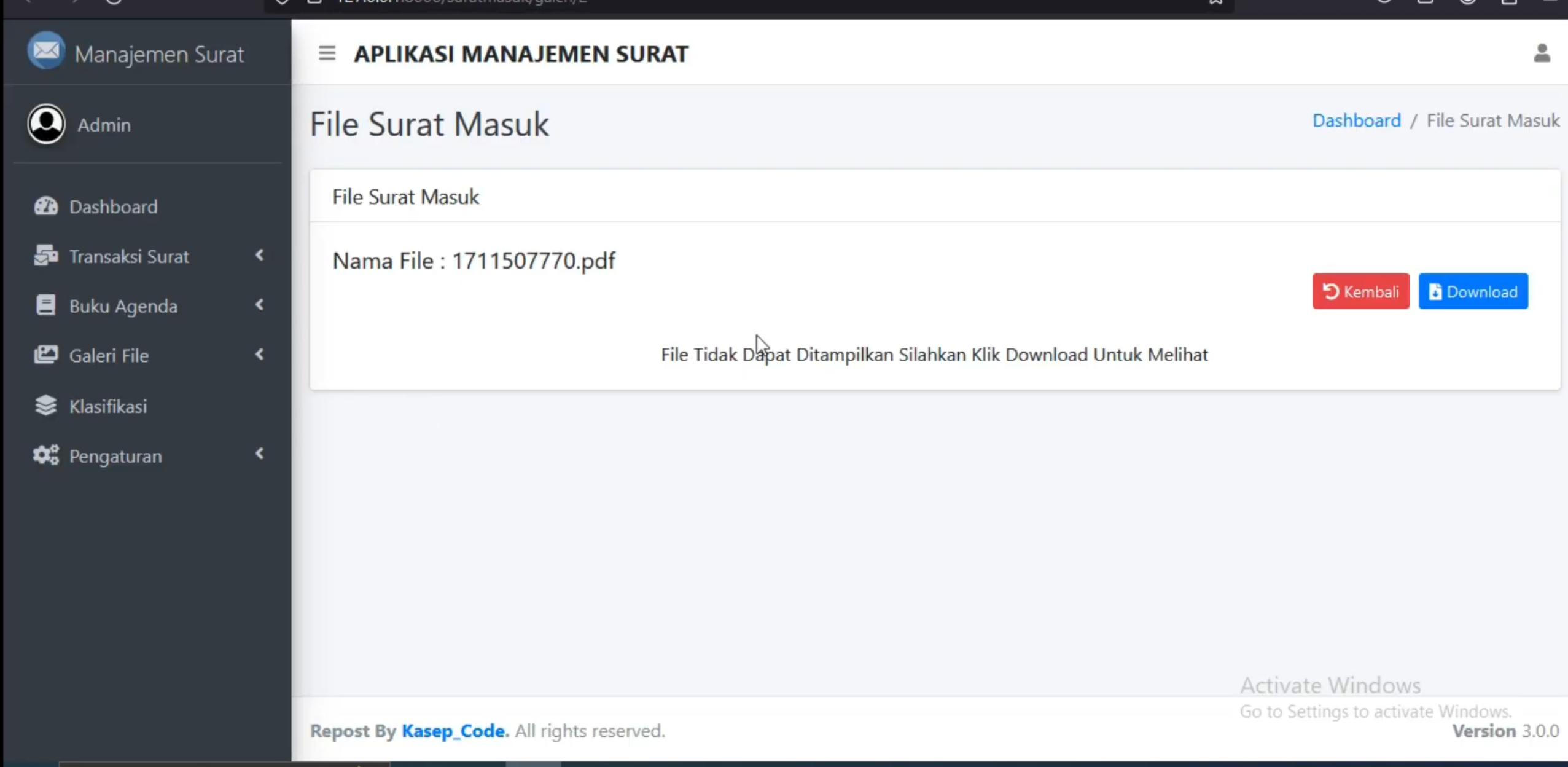 Sistem Pengarsipan Surat Laravel | Download Source Code Php Laravel