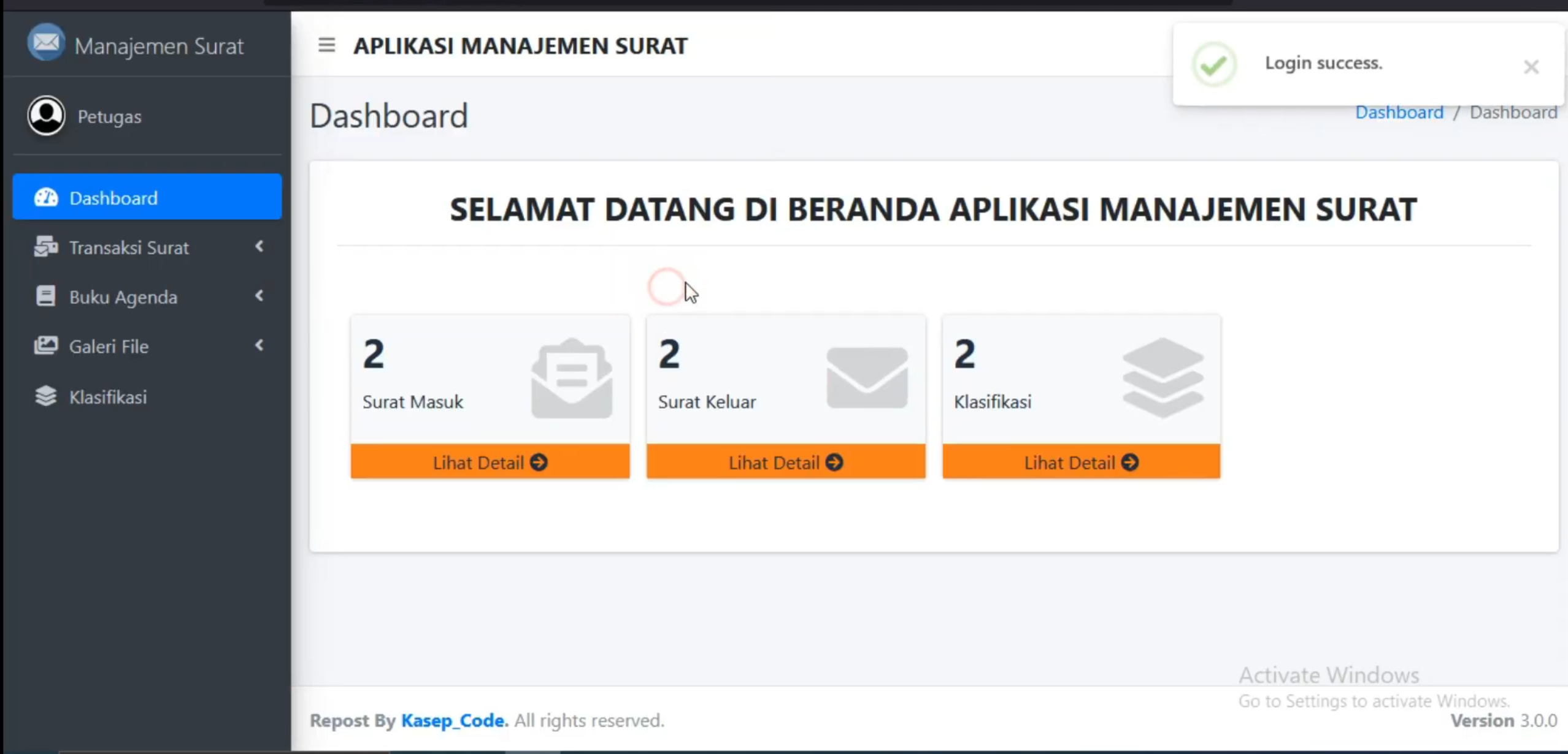 Sistem Pengarsipan Surat Laravel | Download Source Code Php Laravel