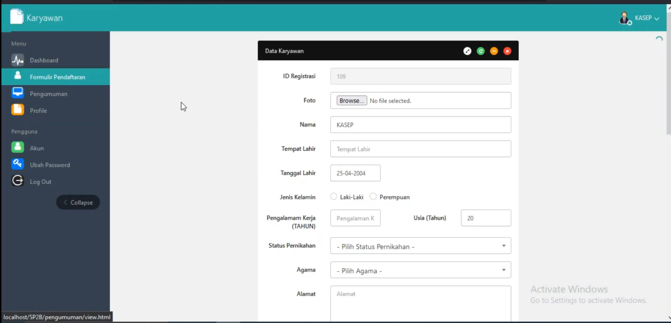 Sistem Pendukung Keputusan Metode MFEP | Download SPK Metode MFEP | Website SPK MFEP Codeigniter 3