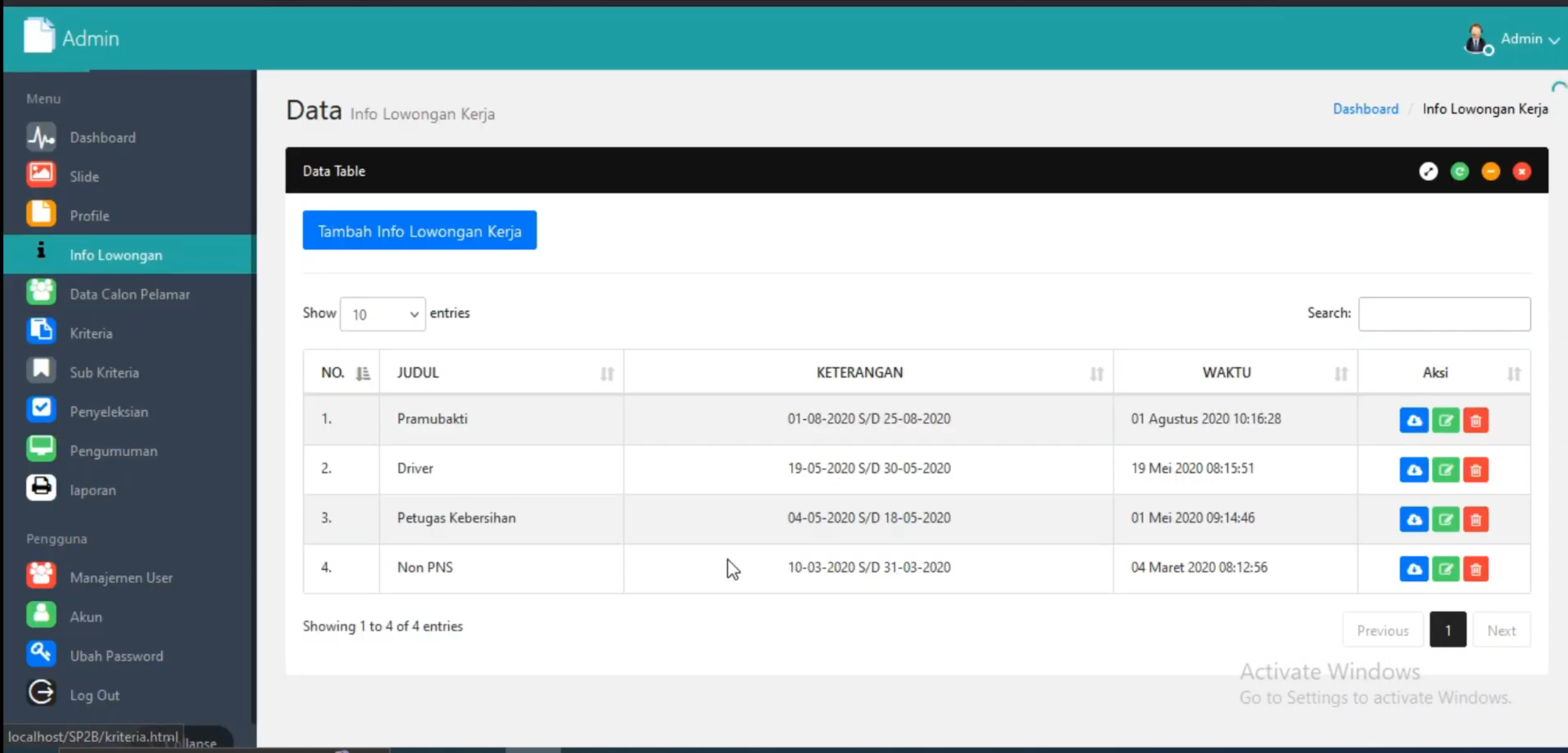 Sistem Pendukung Keputusan Metode MFEP | Download SPK Metode MFEP | Website SPK MFEP Codeigniter 3