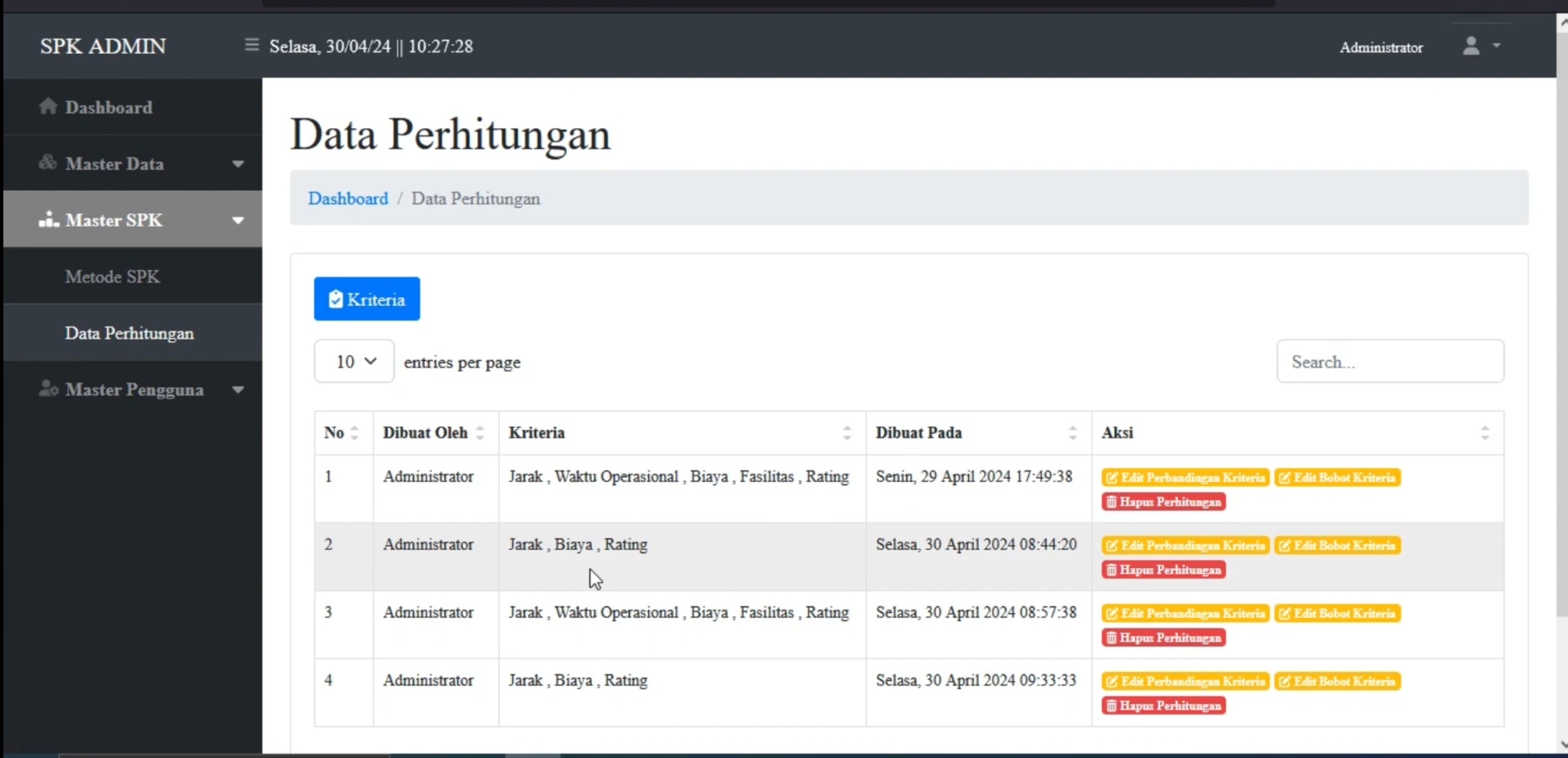 SPK Kombinasi Metode AHP & SAW | Laravel 8 | Sistem Pendukung Keputusan | SPK GABUNGAN METODE AHP SAW