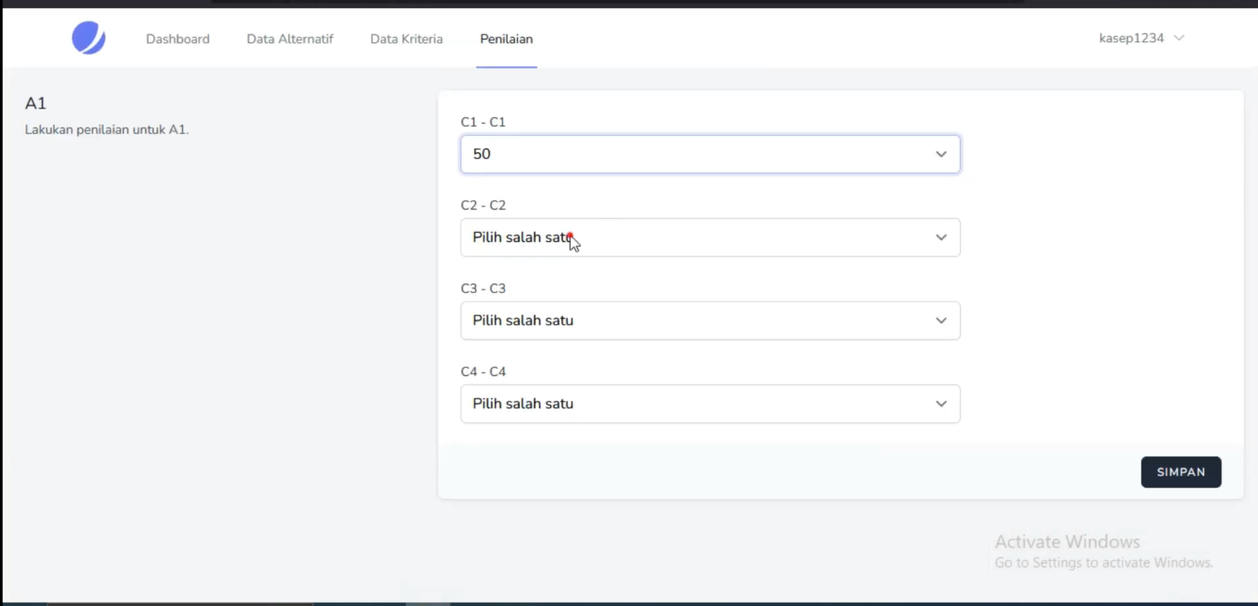 Website SPK Metode ARAS | Source code Laravel SPK metode ARAS | Metode Additive Ratio Assessment