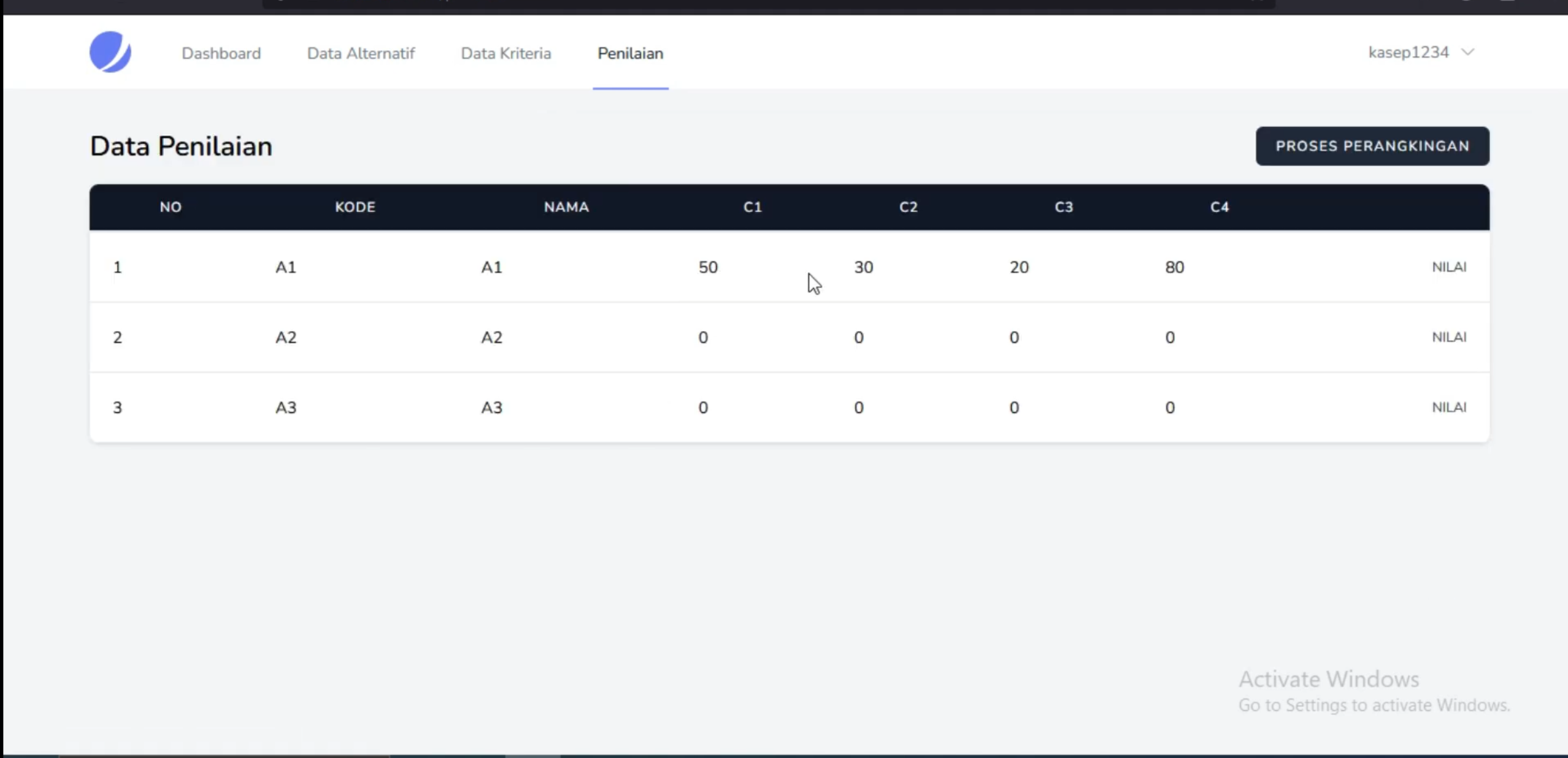 Website SPK Metode ARAS | Source code Laravel SPK metode ARAS | Metode Additive Ratio Assessment