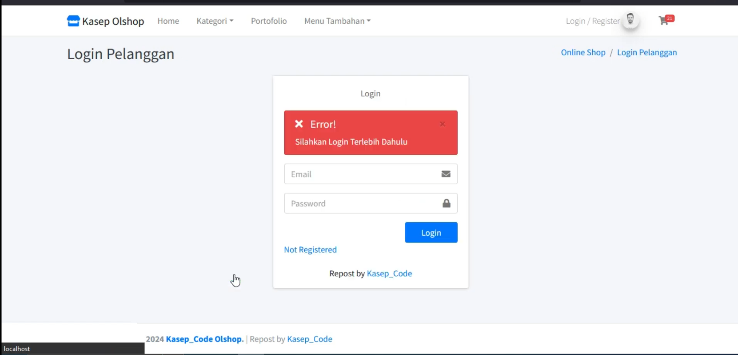 Source Code Website E-Commerce | Source Code Aplikasi Penjualan ATK | Toko Online | Codeigniter 3