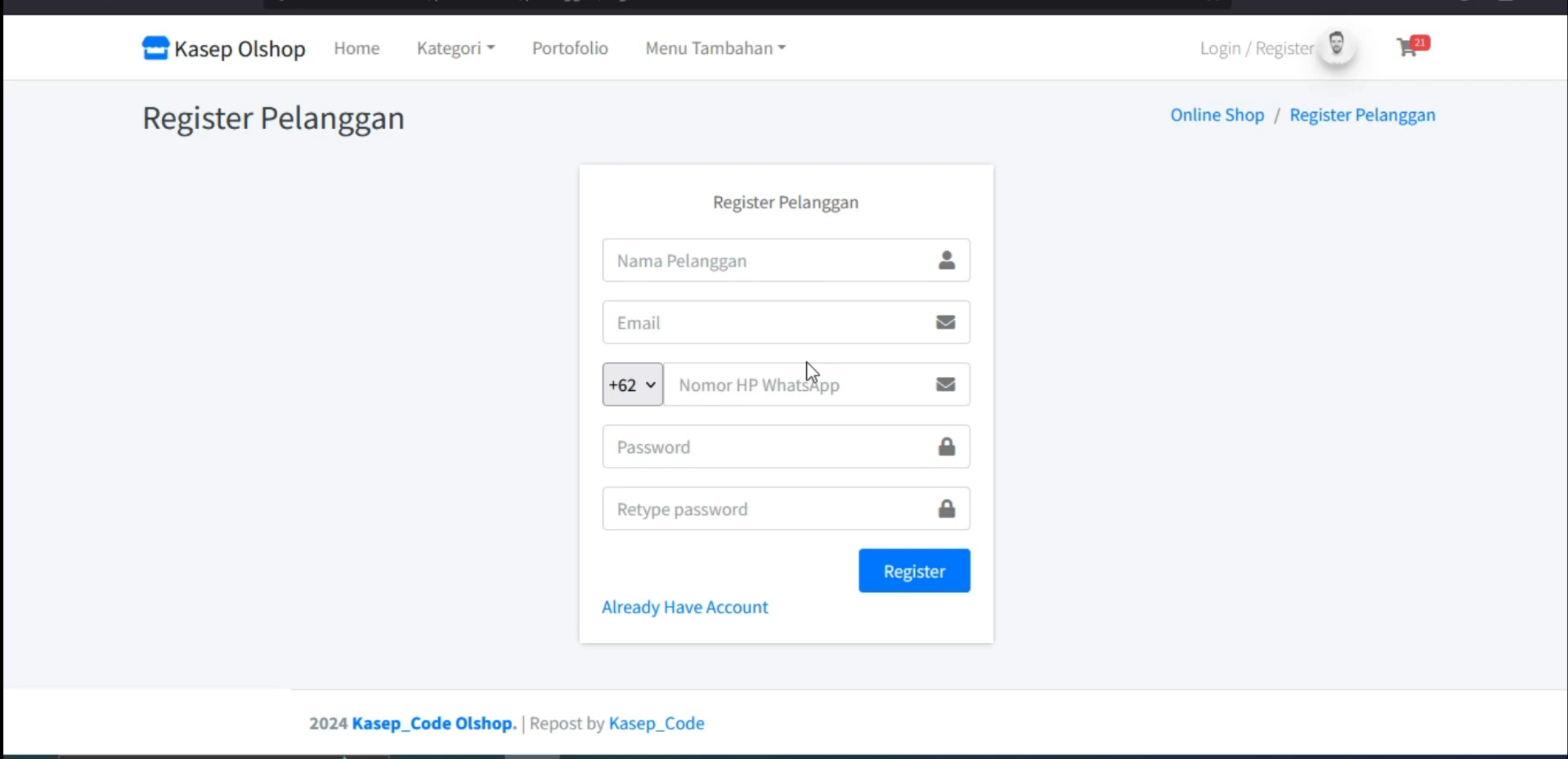 Source Code Website E-Commerce | Source Code Aplikasi Penjualan ATK | Toko Online | Codeigniter 3