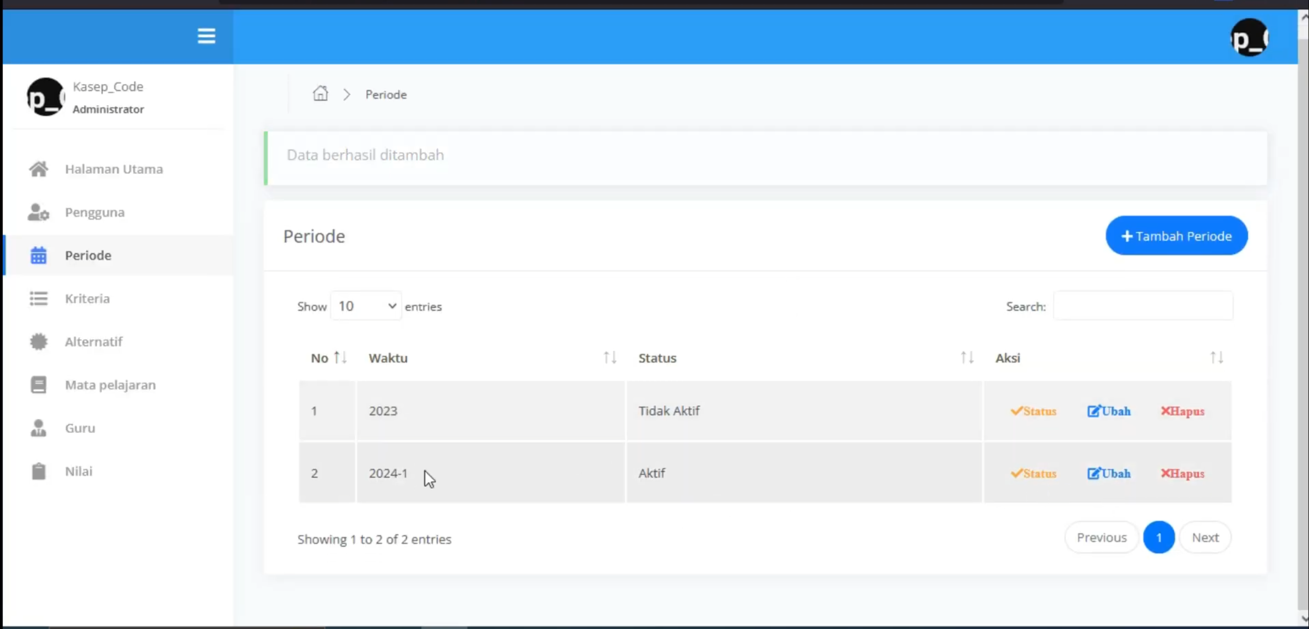 Website Penilaian Karyawan Metode TOPSIS | Sistem Pendukung Keputusan | SPK TOPSIS | CodeIgniter 3