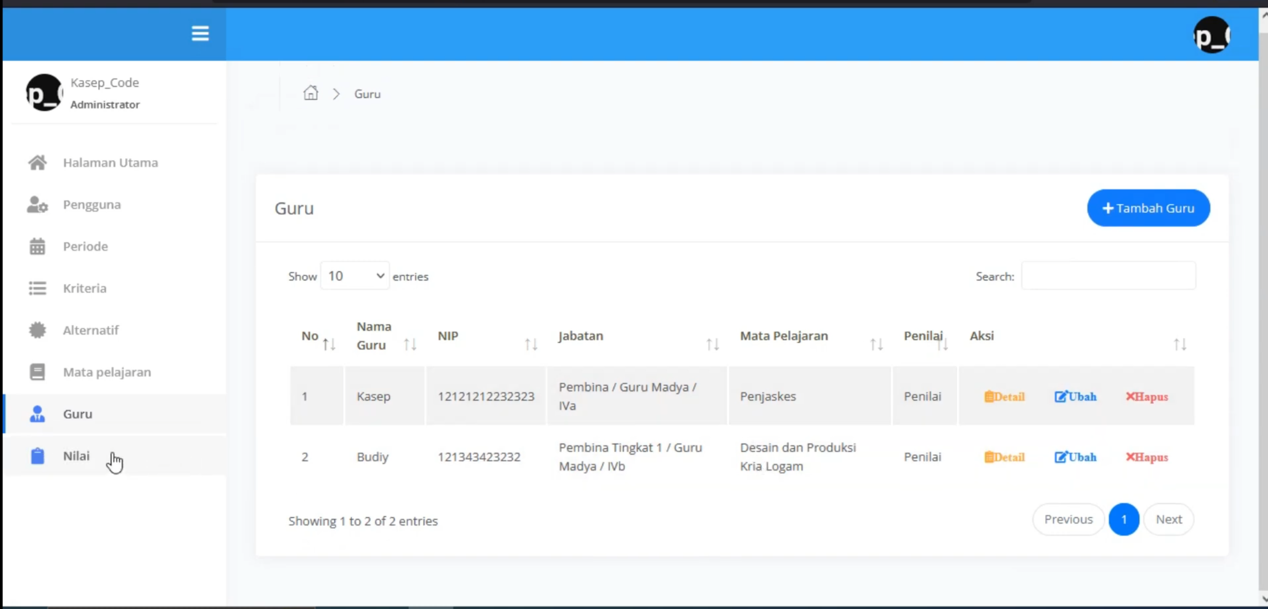 Website Penilaian Karyawan Metode TOPSIS | Sistem Pendukung Keputusan | SPK TOPSIS | CodeIgniter 3