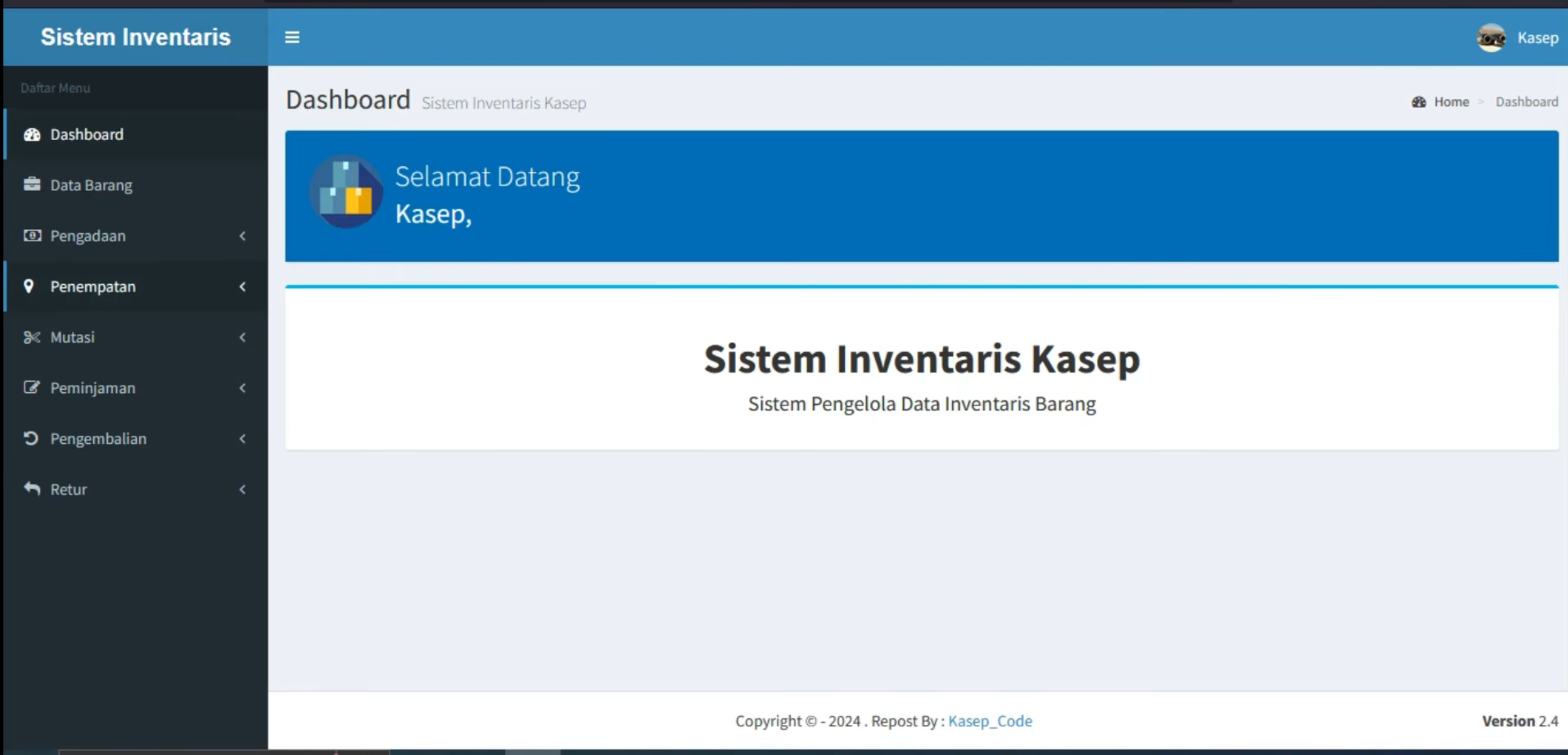 Aplikasi Inventaris Online | Source code inventaris CodeIgniter 3 | Download Sistem Inventaris| myql